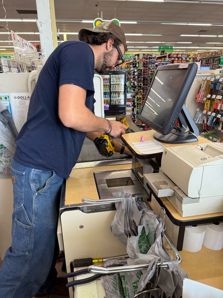 Diagnosed the switch. Ran tests on conveyor belt. Fully functioning reconnected wiring.