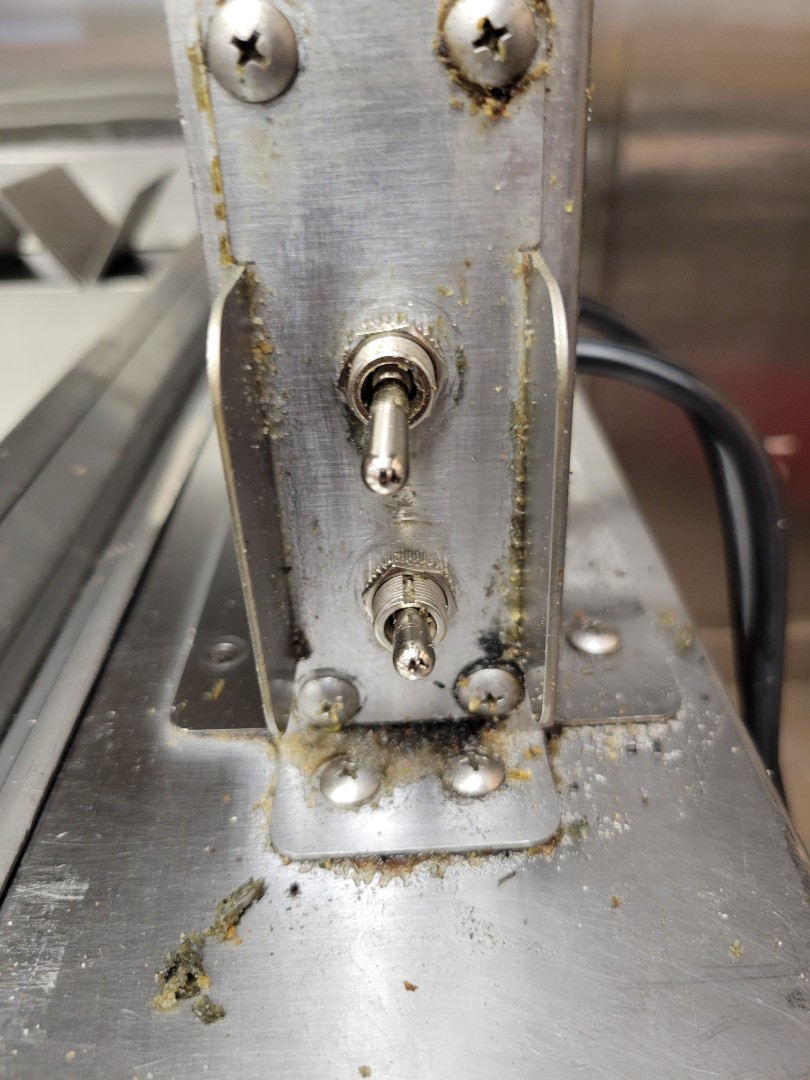 heater for fries l, switch was bad and power cord has expose wire. changed switches and cord