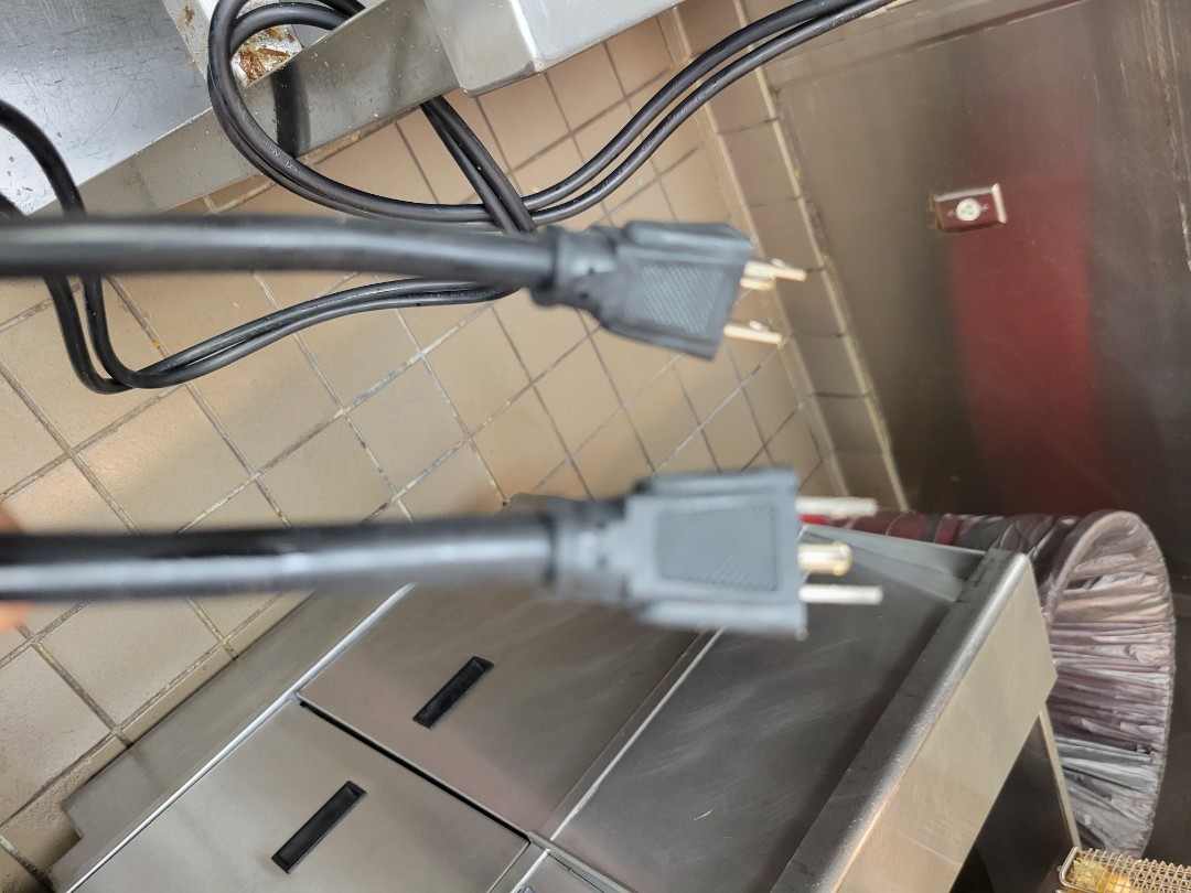 heater for fries l, switch was bad and power cord has expose wire. changed switches and cord