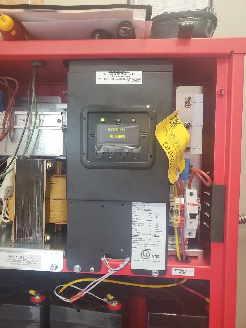 Inverter board replacement followed by testing
