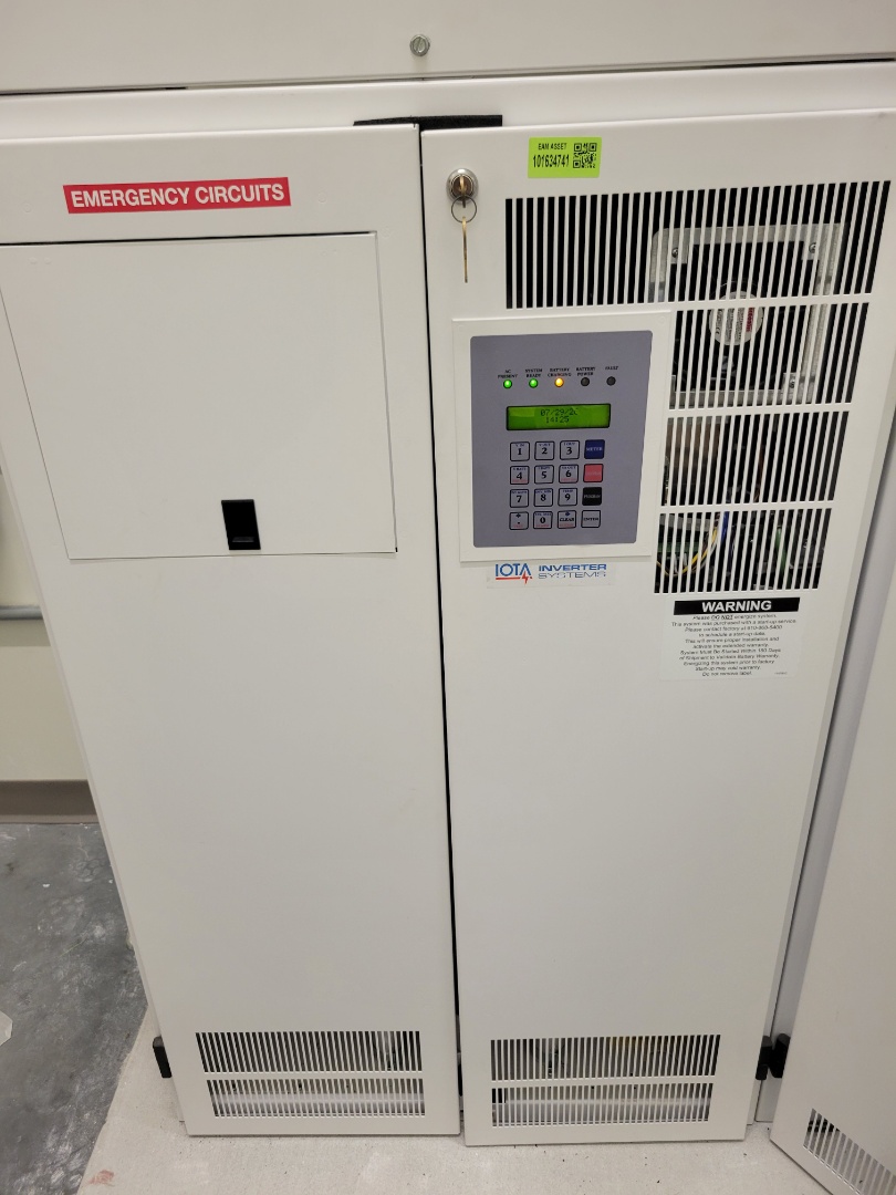 removed old batteries and installed new batteries for IOTA inverter in Amazon in 13010 Bay industrial Dr Tampa , Fl