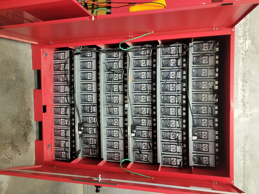 Orlando, FL - removed bad batteries and installed new Myers batteries in Inverter at Vineland premium outlet in Orlando, Fl