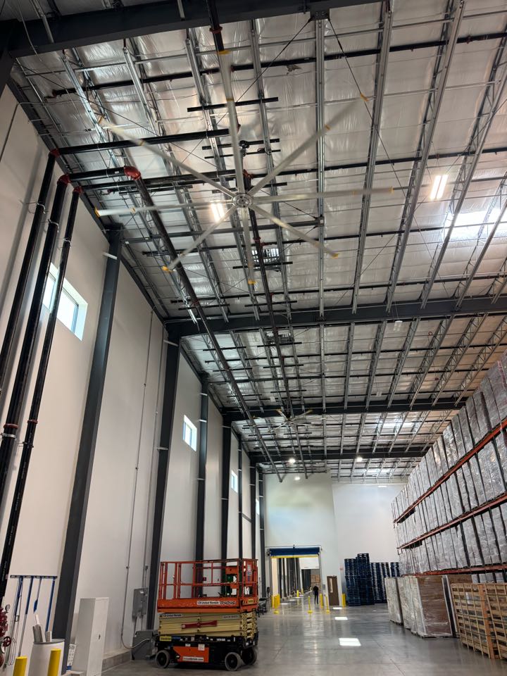 Installed new big Ass fans in zephyrhills Fl 33542