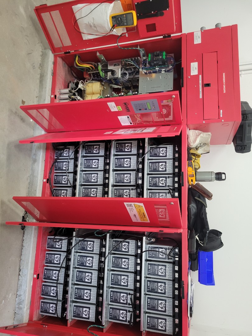 Miami, FL - removed old batteries from Myers inverter and installed new batteries.  in Amazon in Naples,  Fl