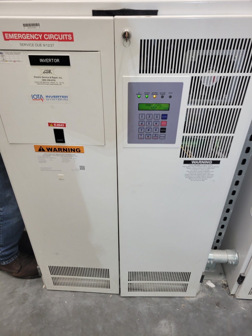 removed old batteries in Amazon in Sarasota, fl 34244. installed new batteries , inverter working good