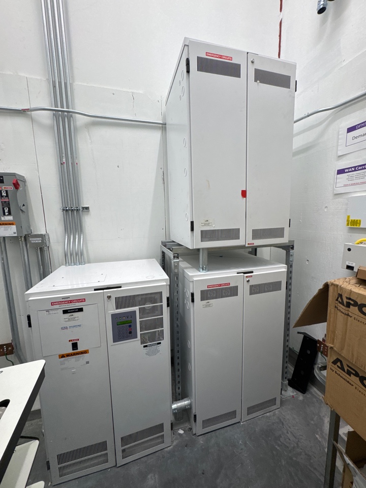 Installed new batteries in lighting inverter Sarasota Florida.