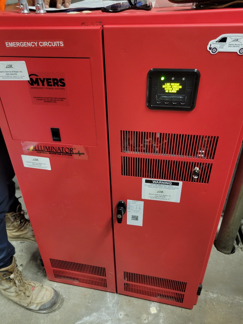 Orlando, FL - did a startup of Myers inverter in Universal Studio in warehouse 