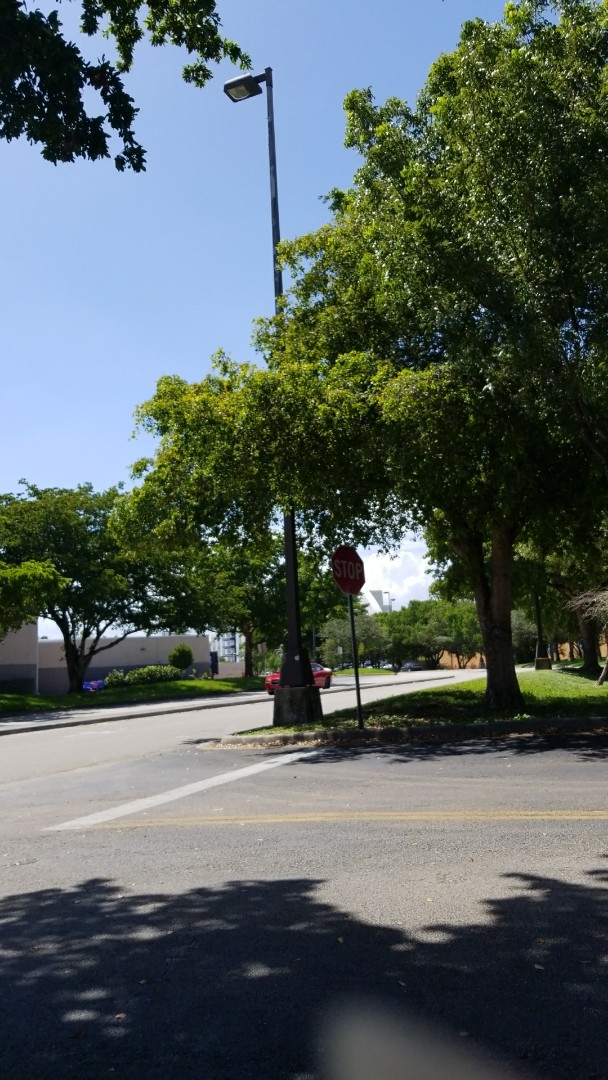 Local electrician in Miami, FL - Replacing a lamp and ballast kit on 30' pole. 