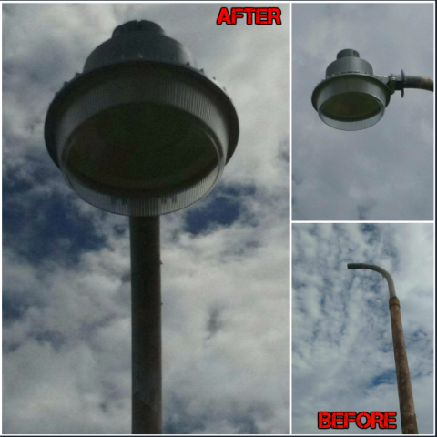 Miami Gardens, FL - Electrical Contractor Miami Gardens, FL | Before and after pictures of light poles and after Hurricane Irma.
Lighting Miami Gardens back up after hurricane Irma. Miami Gardens, FL - Electrical Contractor Miami Gardens, FL | Before and after pictures of light poles and after Hurricane Irma.
Lighting Miami Gardens back up after hurricane Irma.