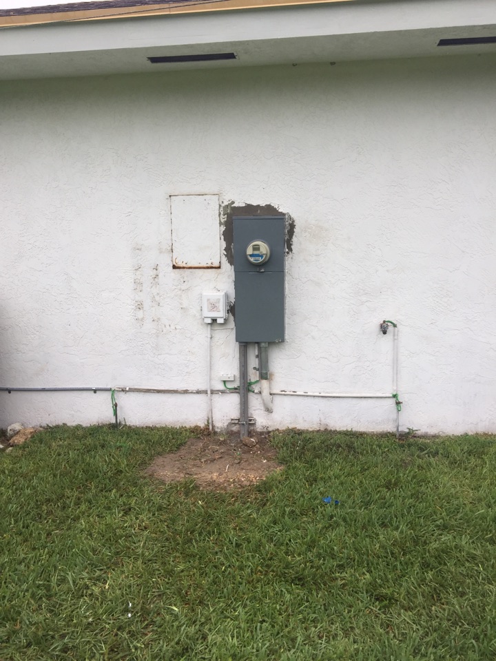 Licensed Electrician Installed new meter main combo 