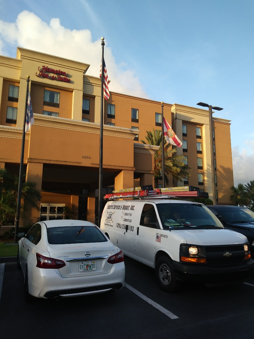 Getting an early morning start. Big Ass Fans. Pinellas County, Fl. Getting an early morning start. Big Ass Fans. Pinellas County, Fl.