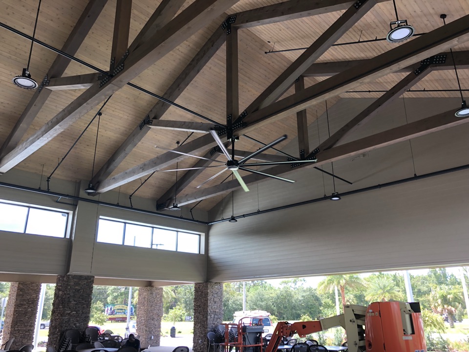 Electrical Company Installed new big ass fan 