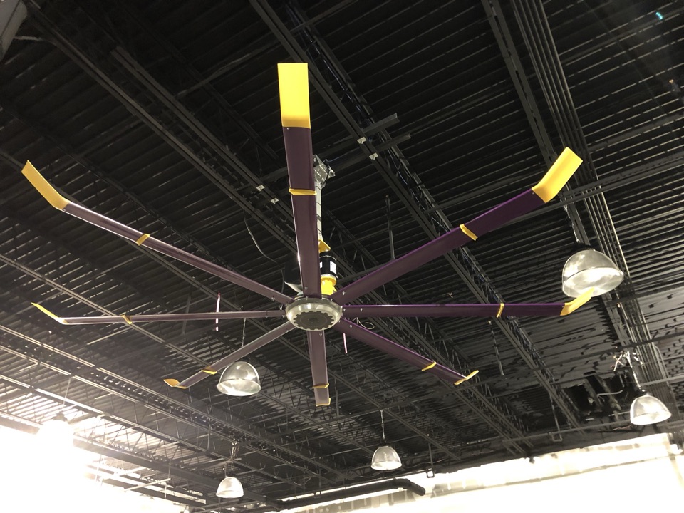 Installed new big ass fans at planet fitness 