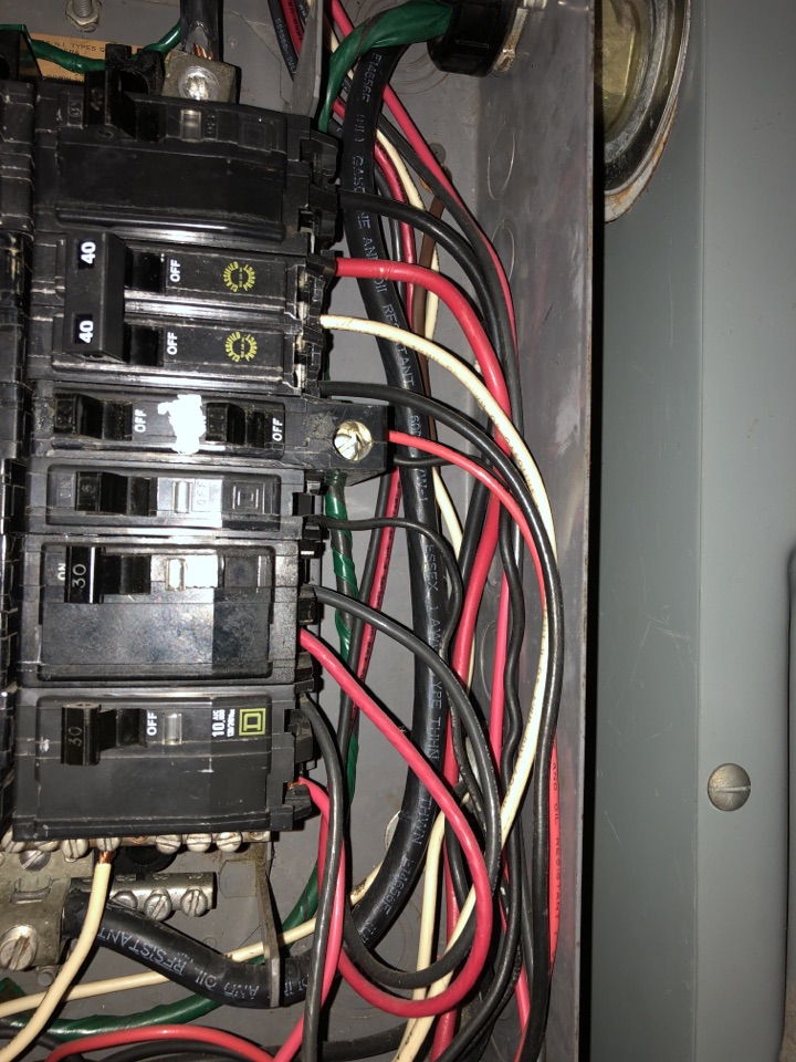 Replacing electrical panel and electrical service Replacing electrical panel and electrical service