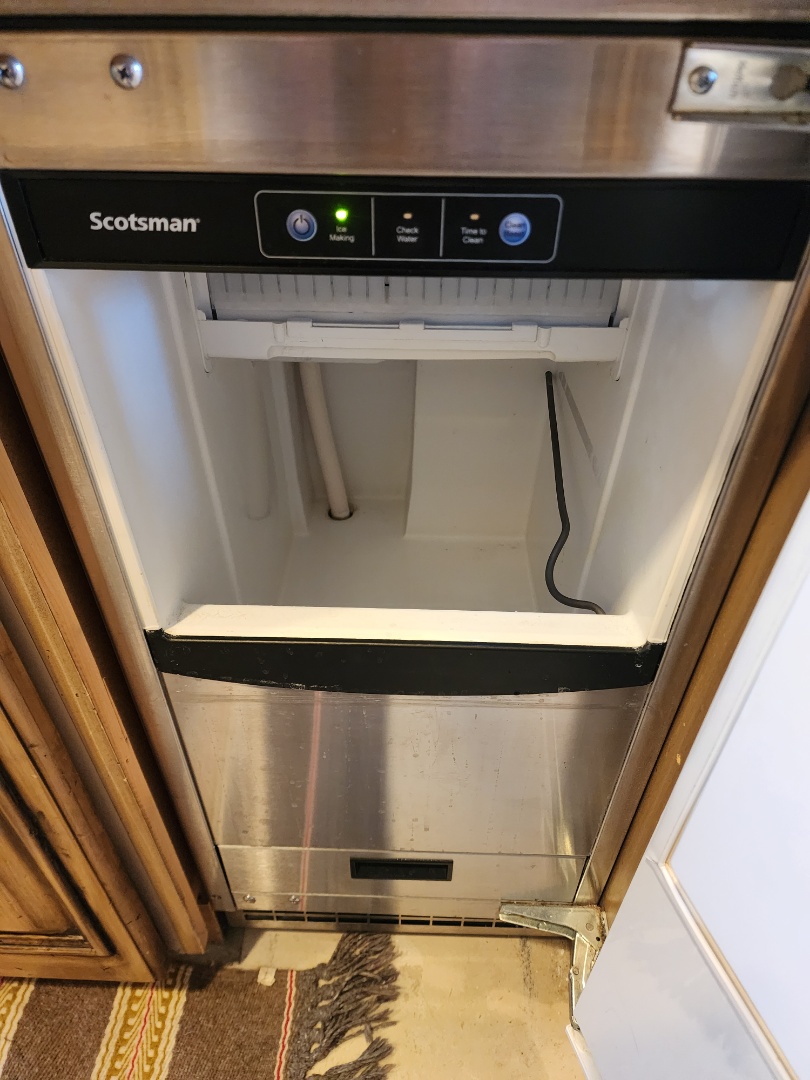 In Desert Mountain today.
Upon receiving a call about an ice machine not producing ice, I inspected the Scotsman ice machine. After a thorough examination, I identified a faulty circulation pump motor assembly as the root cause. I replaced the defective component with a new one, ensuring the machine's proper functioning. The ice machine resumed its normal operation, providing the desired ice production. This repair was completed efficiently, restoring the ice machine's functionality.