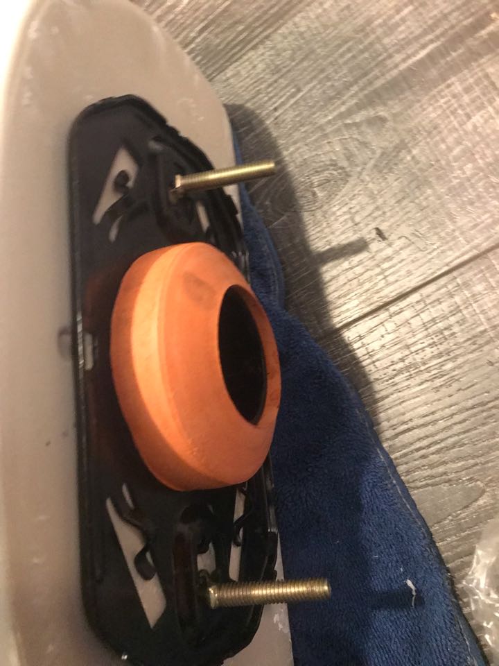 Replaced toilet tank to bowl gasket.