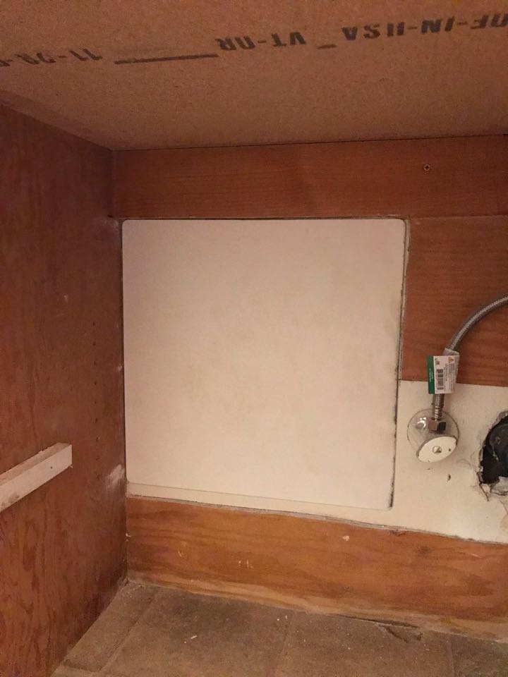 Installed new clean out for galvanized/cast iron drain system. 