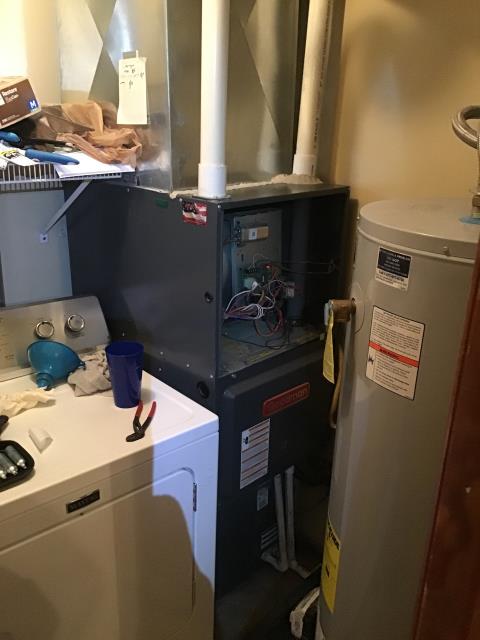 Condensate pump install 