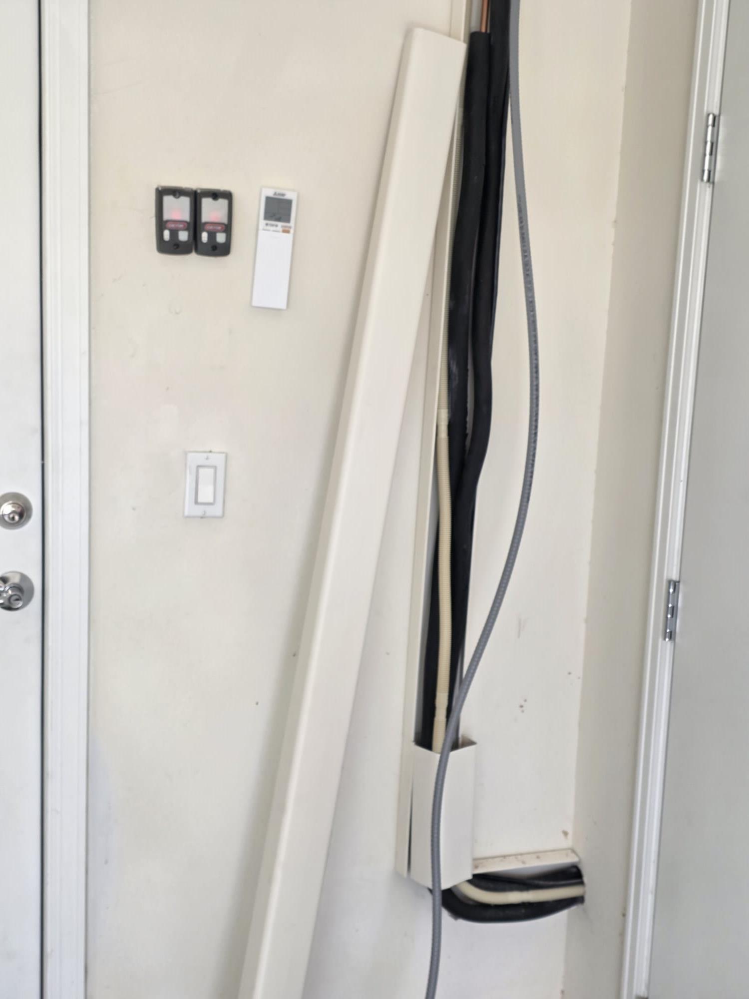 Rancho Mirage, CA - Installing 2 Ton and 1 Ton Ductless mini split system For main garage.