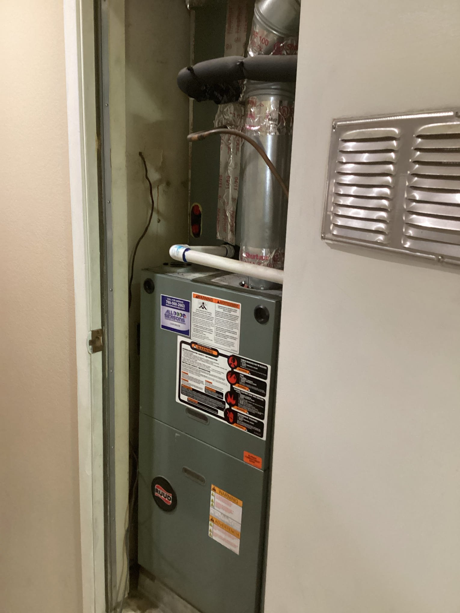 Diagnostic for outlets throughout home that are non op. Found that problem was in the outlet for the fau. Could not access outlet as it was too close to the fau. Informed customer that the company that installed the unit needs to come back out, pull unit, and move the plug. Plugged fau into another outlet on a different circuit to restore power and functionality to air conditioner. Customer refused to pay until everything is fixed.