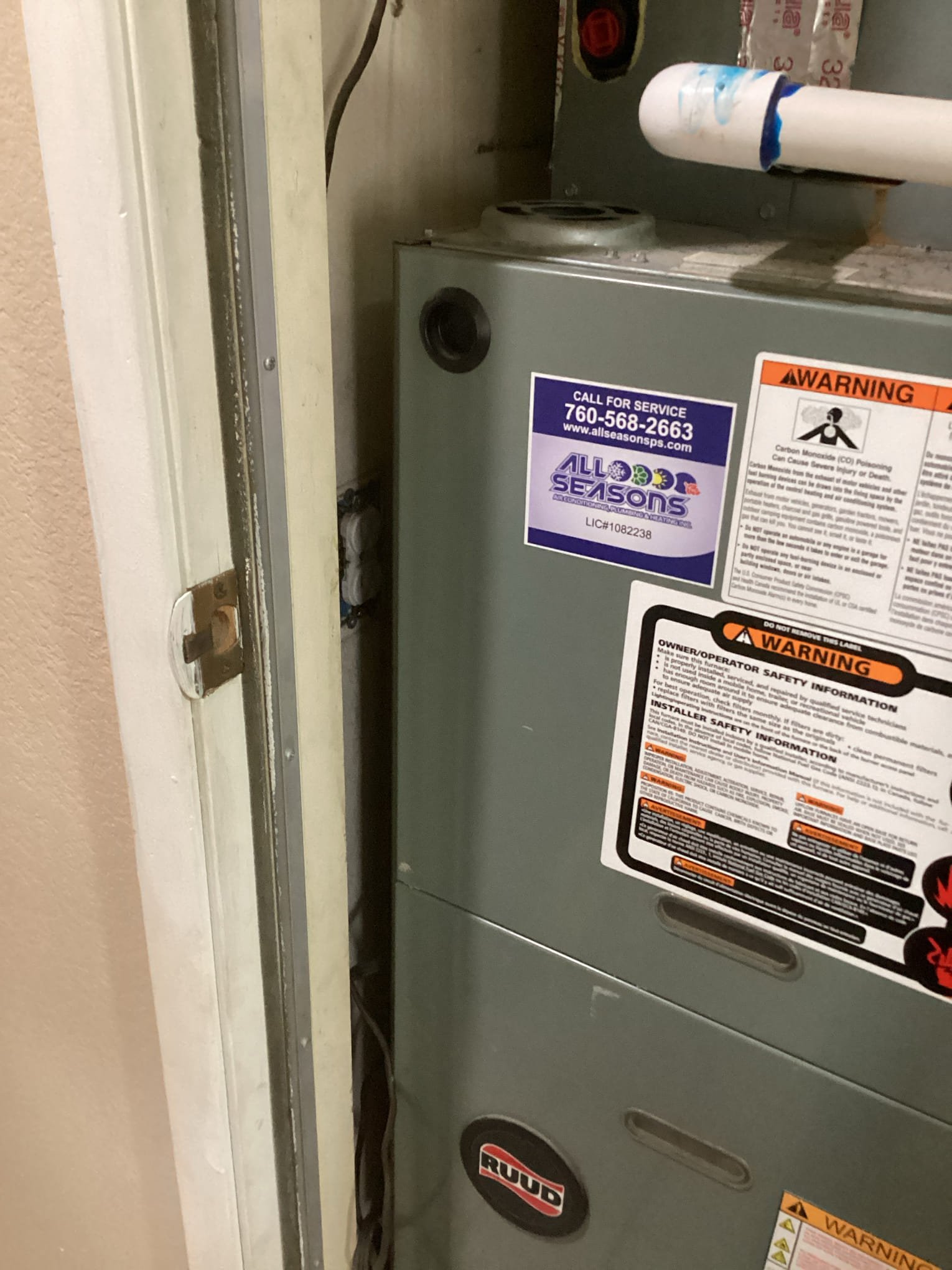 Diagnostic for outlets throughout home that are non op. Found that problem was in the outlet for the fau. Could not access outlet as it was too close to the fau. Informed customer that the company that installed the unit needs to come back out, pull unit, and move the plug. Plugged fau into another outlet on a different circuit to restore power and functionality to air conditioner. Customer refused to pay until everything is fixed.