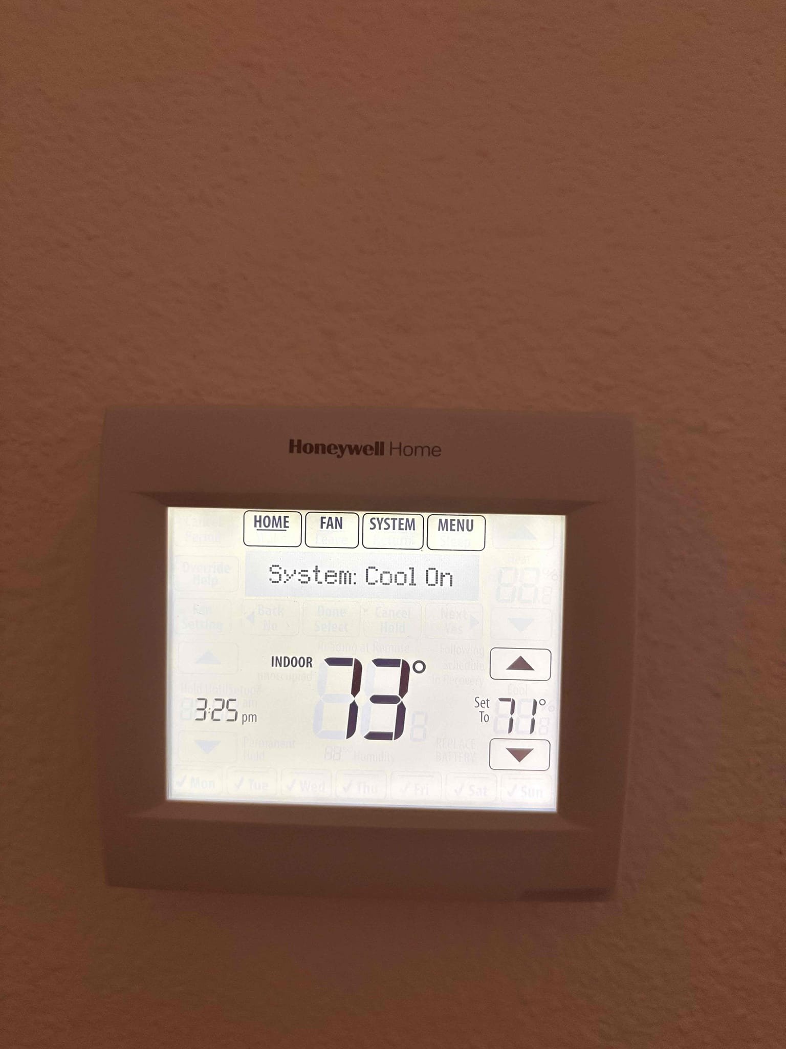 Today’s maintenance consisted of two units located on the side of the home replaced all three filters. Both thermostats properly called for cooling with no alerts. Pressures on each unit checked out . Amps for both systems checked out. Condensation lines are cleared. Both of these units. Are operating to the manufacture specs at this time of today’s maintenance. Thoroughly washed down both units. Overall both systems are cooling at this time.