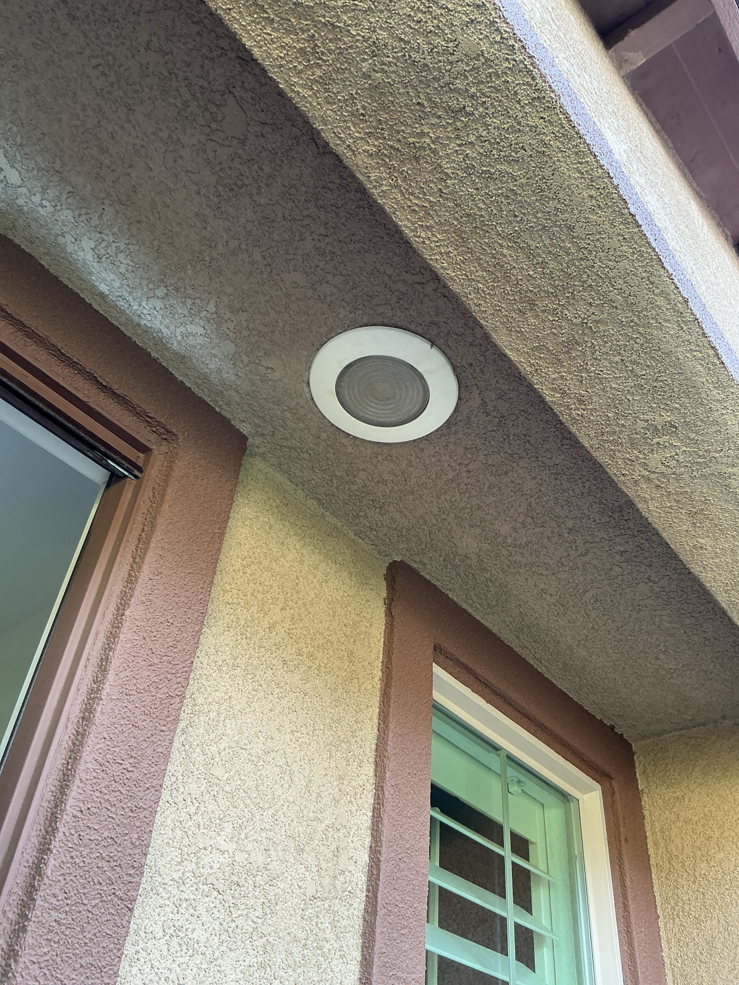 Arrived to provide two estimates: one to bypass a low voltage can light in front porch and convert it to high voltage and install a led trim light, second estimate is to bypass two low voltage van lights in back porch and convert to high voltage and install two led trim lights.
