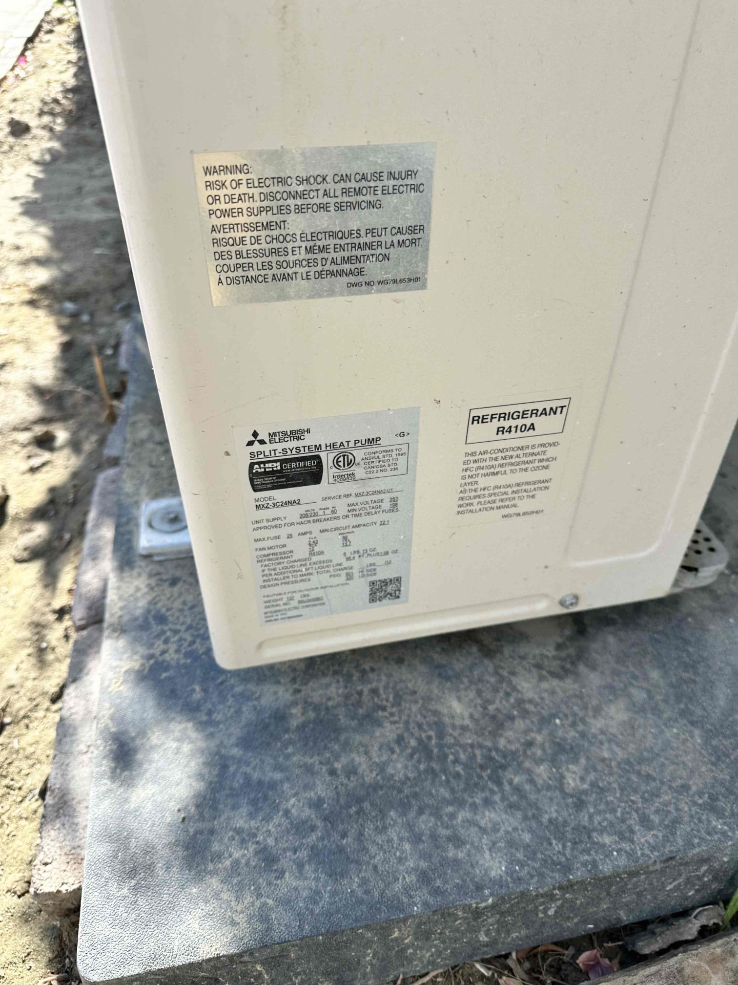 Indio, CA - After Diagnostic found blower motor was not spinning causing unit to freeze up due to age system will be installing new 2 ton mini split 20 seer tomorrow from 12 to 2 customer paying by check