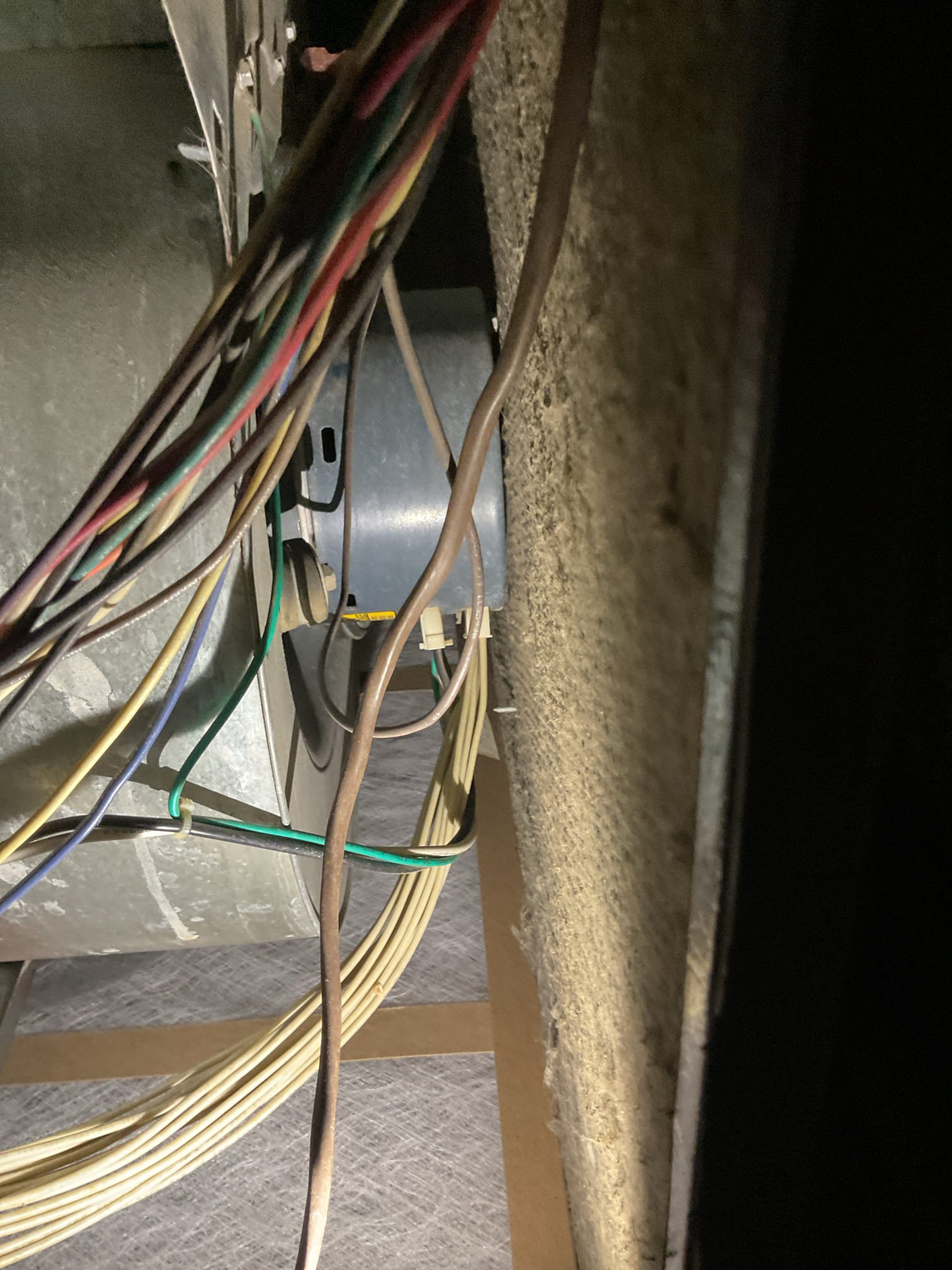 Performed a cooling maintenance on a split Amana. Cleared condensate, replace filter and washed outdoor unit. Checked capacitor, starting/running amperage on all motors and performed a refrigerant circuit diagnostic. Delta T was good with home cooled to 72°. Tested thermostat for calibration and accuracy. Disconnect box: good. System is cooling the home at the time of maintenance. 