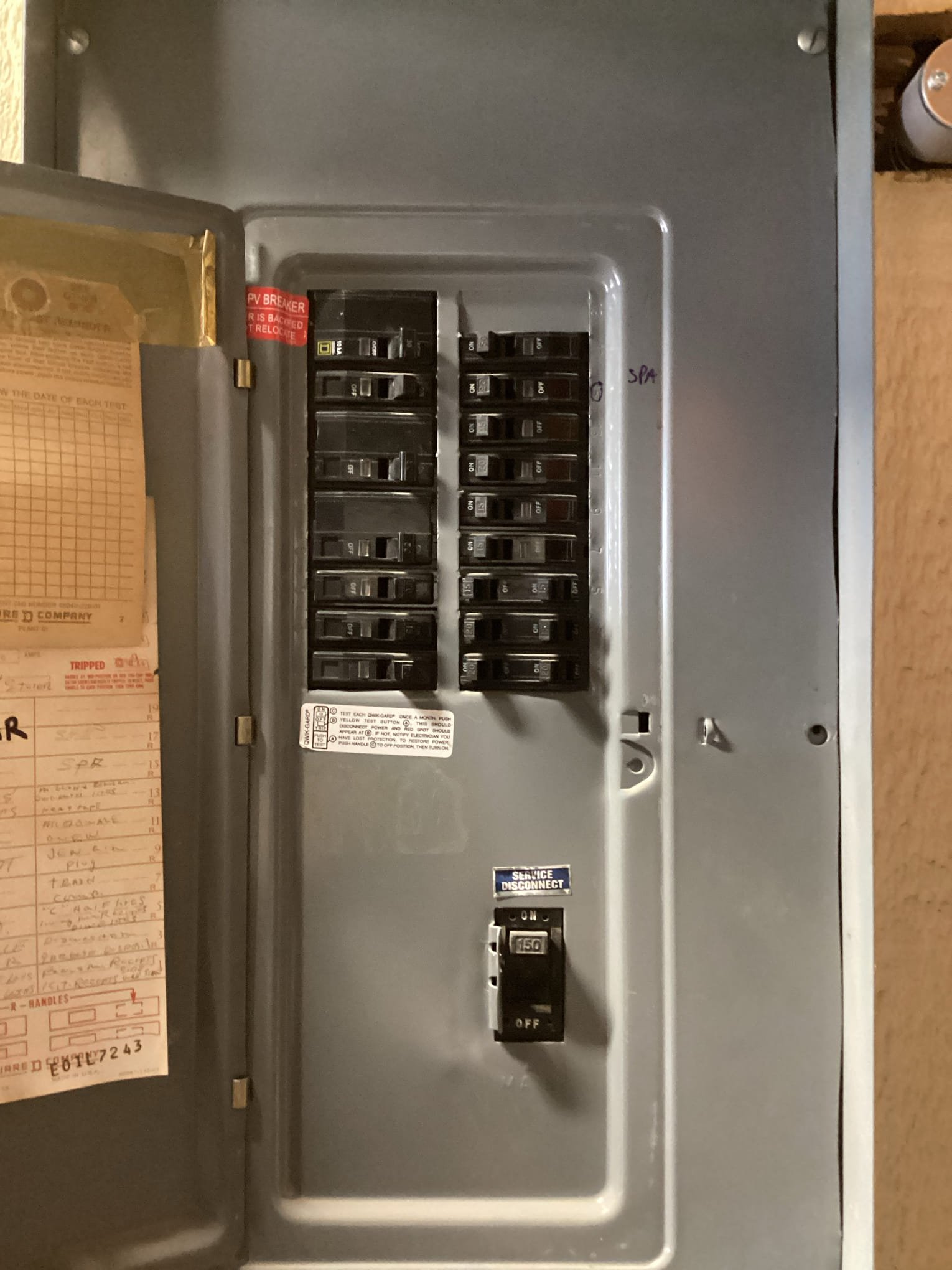 Arrived at customer’s home to give an estimate for running a new dedicated 20 amp 120 volt circuit for a microwave customer owns. Will run circuit from sub panel in shed, underneath home, and to desired location in kitchen. Bring coveralls for crawling under home.