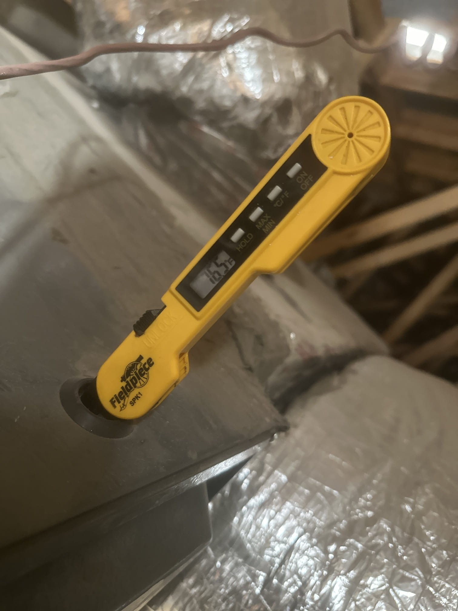 Performed scheduled heating maintenance on 2020 Goodman gas furnace located in attic. Inspected overall condition of equipment and verified ductwork was properly secured, attached to equipment, and in good condition. Inspected and verified proper operation of the inducer/draft motor. Cleared condensate drain line and inspected heating components. Checked electrical operation and amperage readings. Verified proper system static pressure and gas pressure. Cycled equipment through heating operation and confirmed proper sequence of operation. Measured heating temperature rise and verified it was within the manufacturer-rated 30–60°F range. Also cycled equipment in cooling and recorded temperature split to verify proper cooling operation. Thermostat was tested and operating correctly. Performed carbon monoxide testing during furnace operation with 0 PPM carbon monoxide detected. System was cycled through operation upon completion and is operating properly at this time.