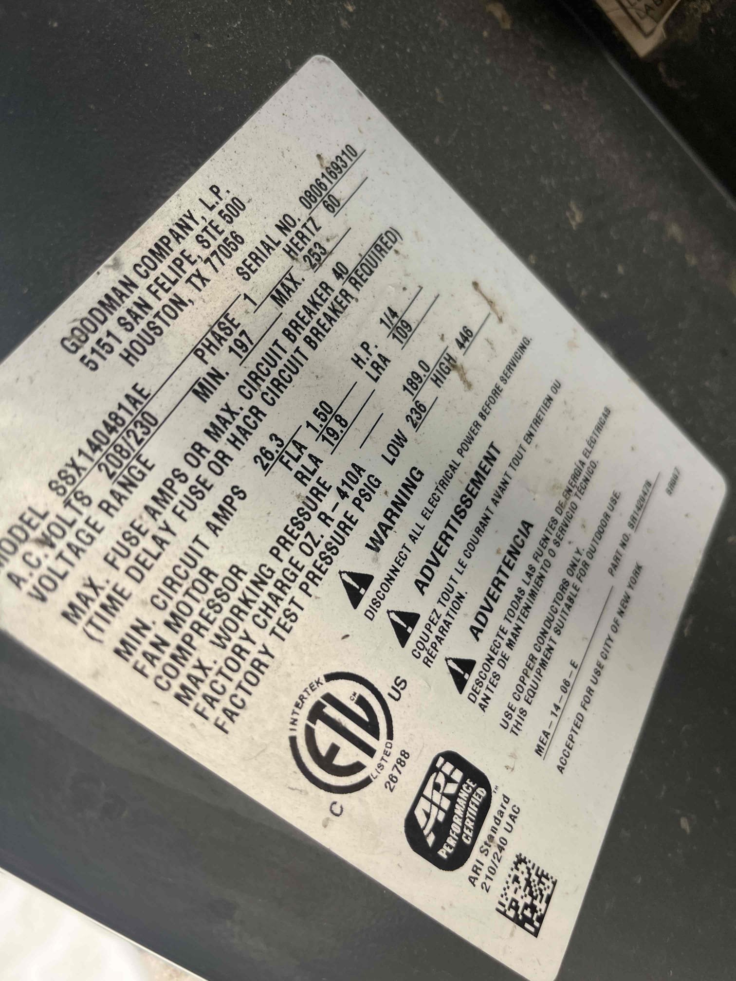 Thousand Palms, CA - 🛠️🛠️
Demand service
No cool

Upon arrival, client inform me that system was not cooling
Thermostat was taped up to the wall

With further investigation, it was discovered that thermostat was not properly seated on back plate
Mobile home, wood panel, when attempting to put thermostat on the wall, the panel sink in

Client just moved into property
Spoke with client and recommend performing first maintenance this way I can get an overview of all of the equipment
While performing maintenance found compressor was pulling high amps due to a dirty condenser coil
Refrigerant and all other components were within range
Rinsed equipment and replaced two 16 x 20 filters

Also recommend replacing thermostat (thermostat conflict back plate)
After maintenance and thermostat install installation

✅
System is now operating properly and within limits