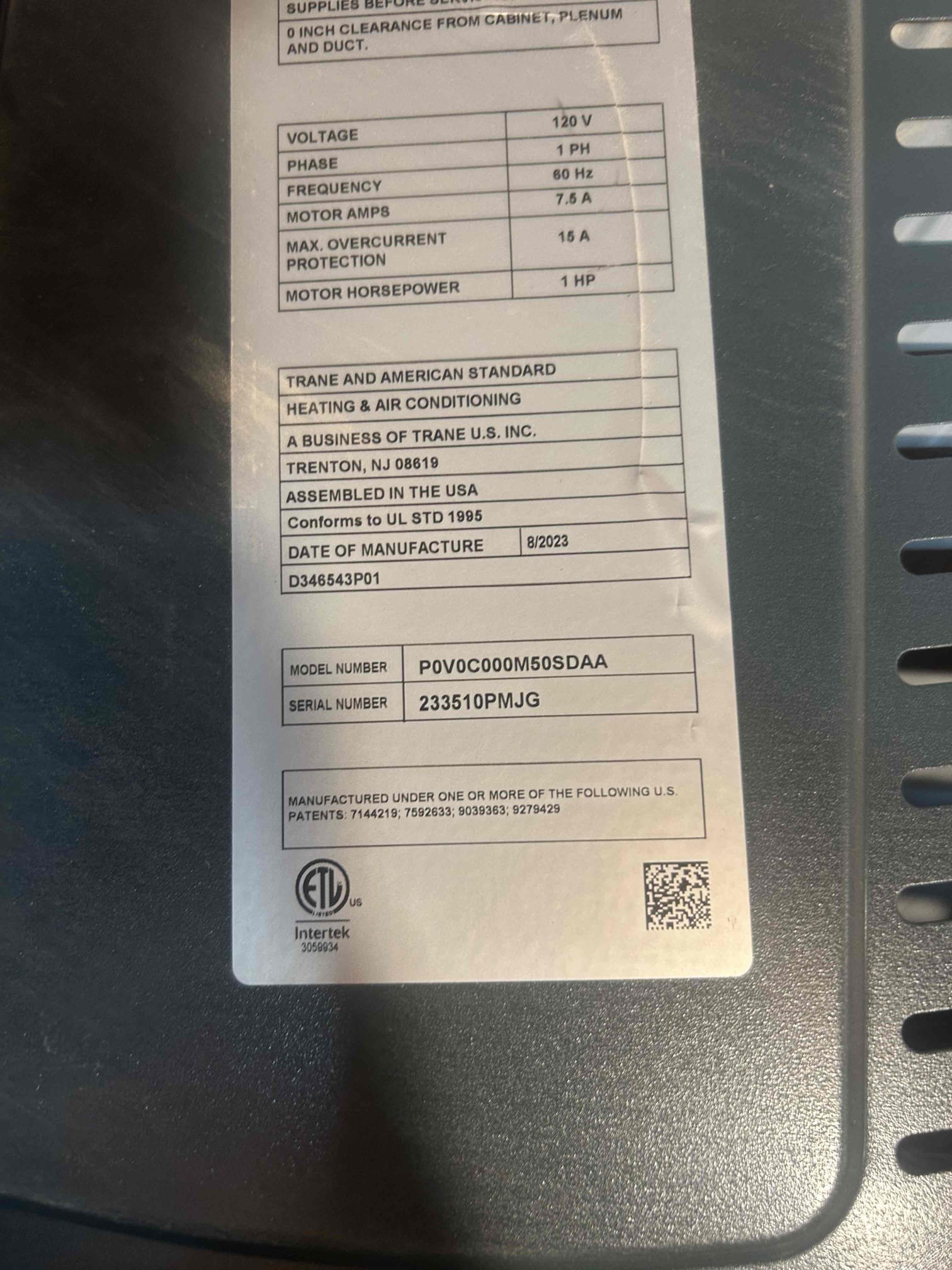 Blower motor failed. Attempted to use truck stock tough was not able to do to transmit with motors. Will order and return to replace blower motor. 
