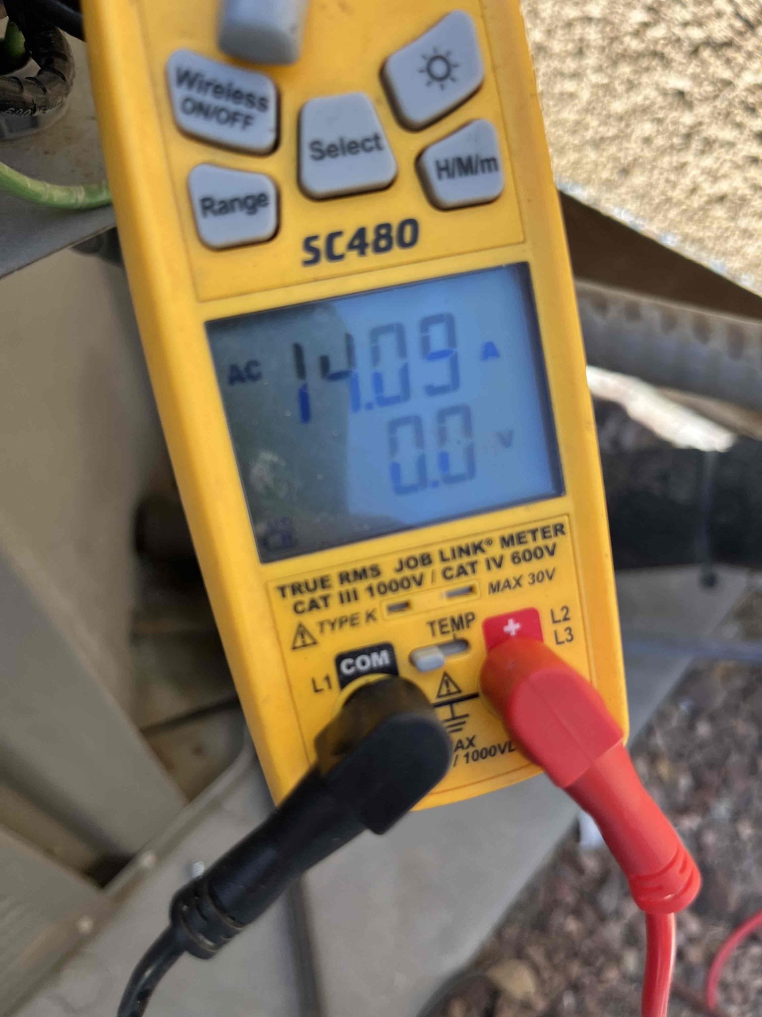 Indio, CA - 🛠️🛠️
Demand service
No cool

Upon arrival, client inform me that her system was making a growling noise

Client set thermostat to cool, condenser fan motor kicked on compressor growled multiple times trying to start

With further investigation, it was discovered that start kit and capacitor. We’re both completely out of range.
While testing equipment, it was also discovered that contactor was very pitted due to multiple attempts to start

Spoke with client
Recommend system rejuvenation
Client approved recommended repairs

🛠️
Replaced condenser fan motor
Capacitor, start kit and contactor

Cycle equipment
Rinse condenser coil
✅
System is now operating properly and within limit limits

