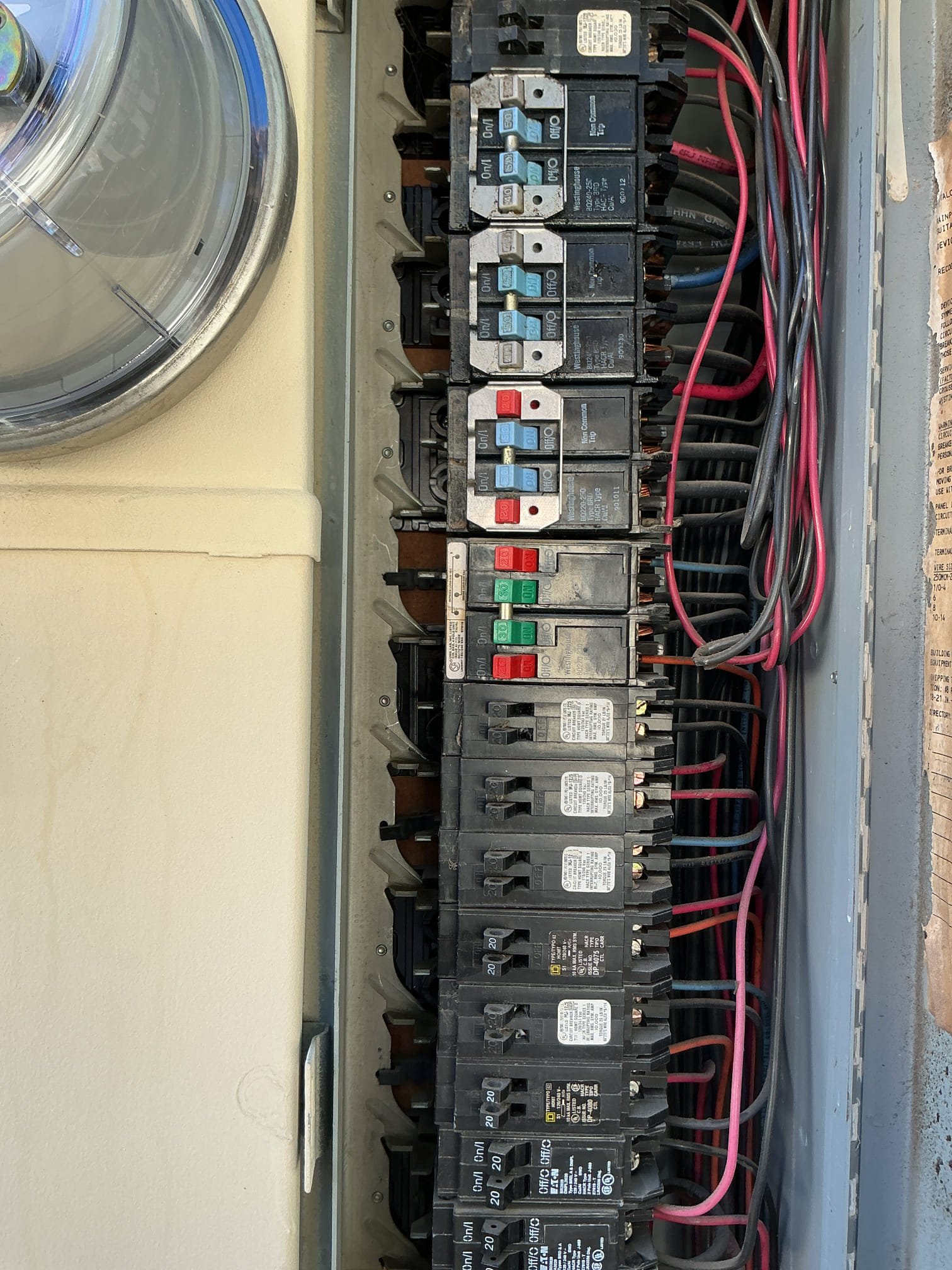 Arrived to perform an electrical home safety inspection. During inspection of panel I noticed multiple breakers that were not UL listed for that brand of panel. Non-UL certified circuit breakers are unsafe because they lack rigorous safety testing, fail to trip during overloads, and use inferior materials. This can lead to severe electrical fires, severe shocks, and equipment destruction. 
During inspection of the grounding and bonding system I verified that neither of the water heater had bonding that was visible.  Gas pipes need to be earthed (or bonded) to prevent dangerous electrical sparks, shocks, and gas leaks caused by stray electrical currents or lightning. 
During inspection of interior outlets I discovered that they were backstabbed and not up to code. Tamper-resistant receptacles (TRRs) feature internal spring-loaded shutters that block foreign objects from being inserted into only one slot. The shutters only open when equal pressure is applied to both sides simultaneously 