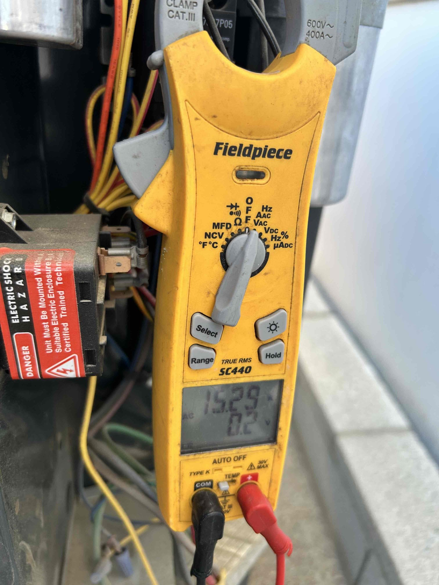 Performed annual maintenance on the 2016 5 ton condensing unit and downflow furnace.

- Washed and serviced the reusable washable filter located in the laundry room.
- Checked thermostat operation and verified proper cycling in both cooling and heating modes.
- Performed fall maintenance inspection, including system levels, compressor operation, electrical components, and capacitors.
- Cycled the heating system and verified proper heating operation.
- Washed the outdoor condenser coil.
- Checked refrigerant pressures and system operation.
At the previous visit, approximately 3 lbs of refrigerant were added to the system. During today’s inspection, refrigerant pressures were again found to be low, with high superheat and low subcooling, indicating the system is likely low on refrigerant. Oil residue was observed around the evaporator coil area. A visual inspection of the outdoor unit was also performed in an attempt to identify signs of a refrigerant leak.

Client was informed that refr