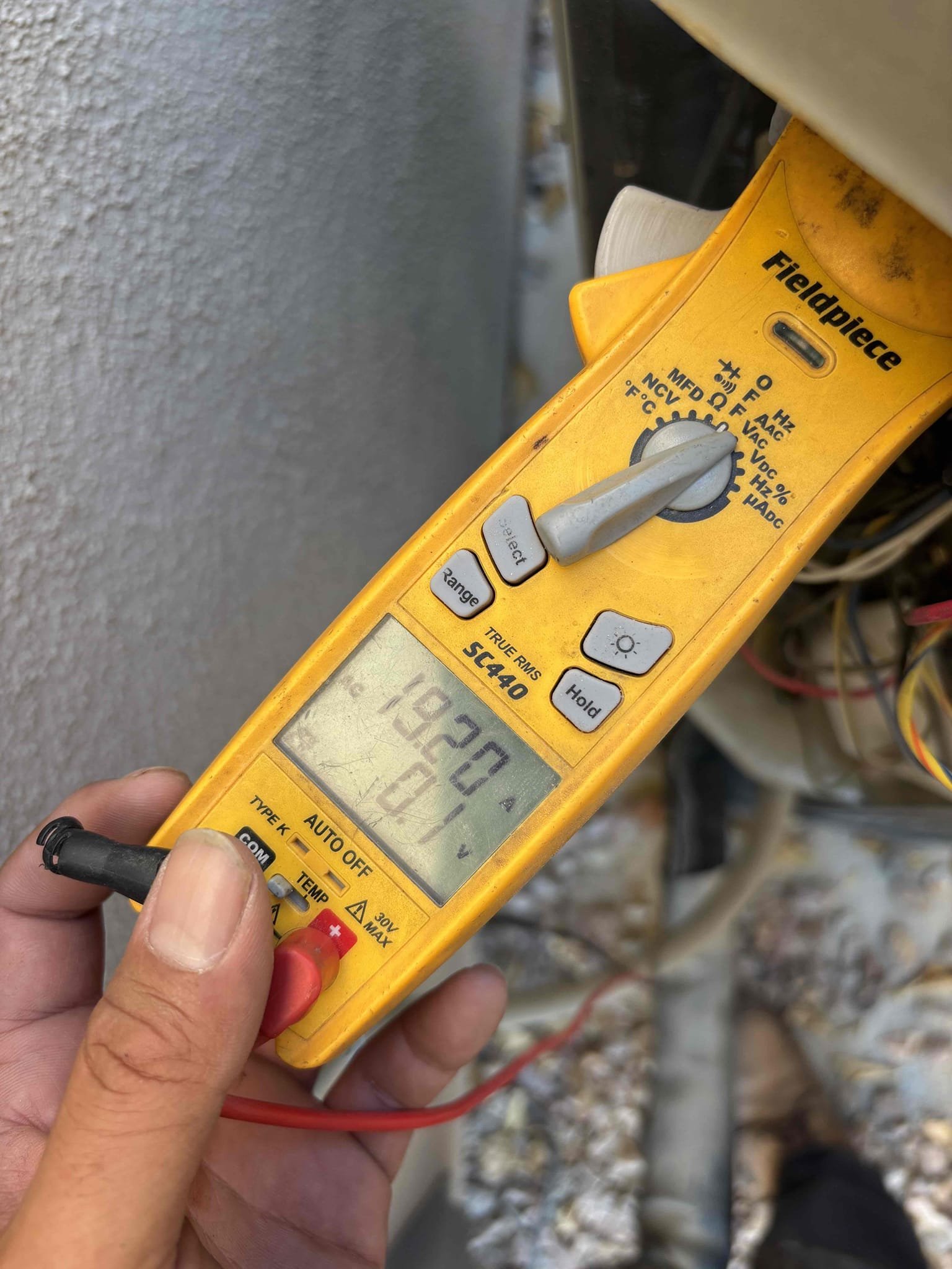 Upon arrival, indoor unit was operational and blowing in air found that out door unit was non-operational nothing was turning on system was getting proper power going into system. With  further investigation found a blown run capacitor informed Client on the repairs needed today. Client agreed with price client sign off on estimate after replacing run capacitor. Outdoor unit started up and started to cool down the house properly coming out at 62° from supply vents. Check compressor amps and fan motor amps after out unit started up. Both are within range.