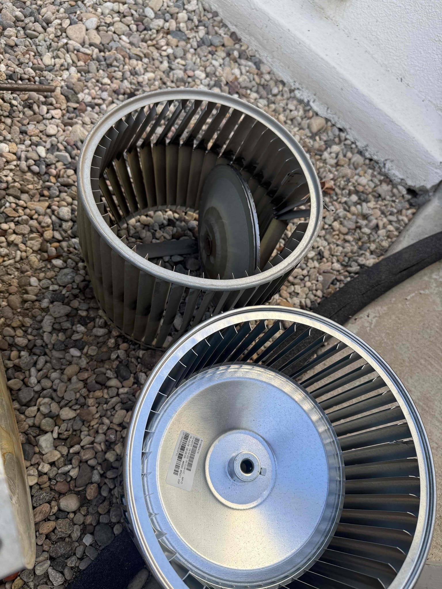 Indian Wells, CA - Replaced broken blower fan wheel. Tested system after and motor and fan wheel are working properly, all tight and secure no wobbling or shaking. 1-year warranty. 