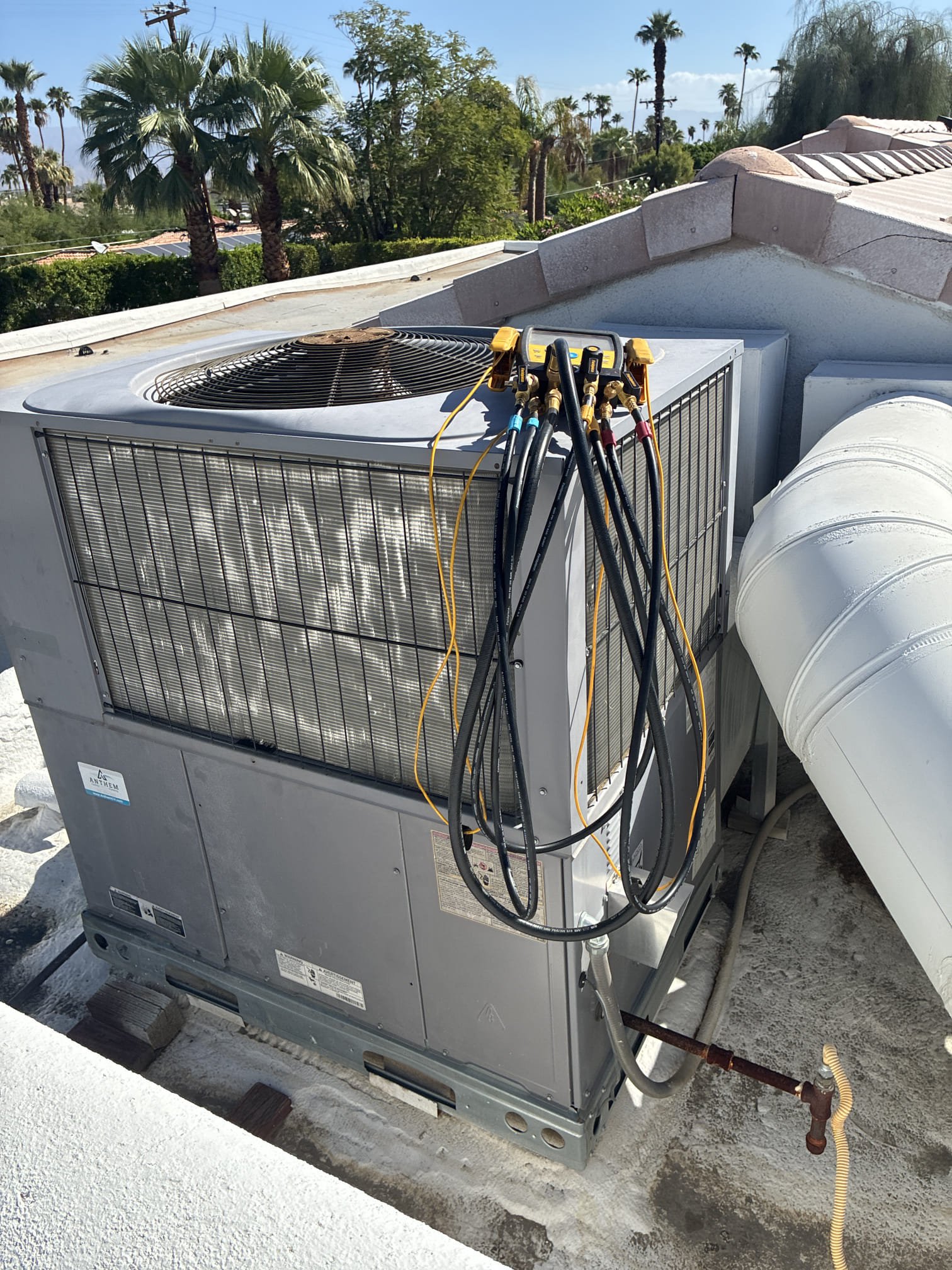 Upon arrival client stated system stopped cooling after tech left. Checked braze repair and found no leaks. Checked refrigerant levels and found major restriction not allowing refrigerant to flow through txv. Advised client repair yesterday held however we now have a restriction. Advised we will need to replace txv and filter drier. Advised warranty on repair and will not be charge for refrigerant again. Sent over txv and filter drier repair. Called multiple part stores looking for txv. Ordered txv and advised on eta. Office to hold spot