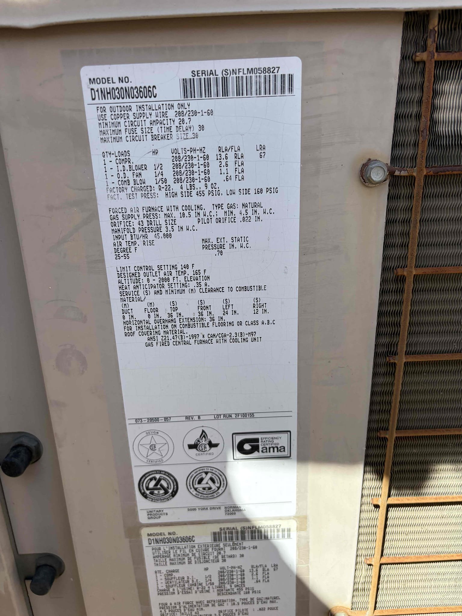Today’s cooling maintenance consisted of two package units on the roof. I first began with replacing both filters inside the home. Both thermostats properly crawling for cooling with no errors. Checked amps check capacitor check temperature split check the condensation line to ensure it’s draining off the gutter properly. Checked blower fan amps. Overall, both of the systems are cooling and operating to the manufacture specs at this time of today’s cooling maintenance.