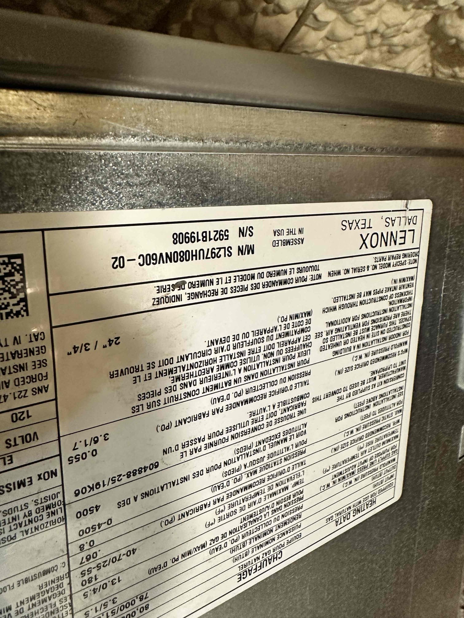 Indian Wells, CA - After Diagnostic found faulty circuit board for unit that serves living area last 4 9908 going to check status on circuit board from Lennox Monday morning ,