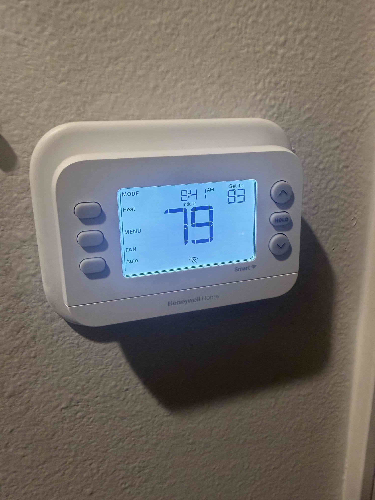 Performed indoor maintenance check on a 2024 American Standard Silver heat pump. Client replaced filters prior to arrival, left behind filters for client. Fau is located in hallway attic access. Cleared condensation line and tested water safety switch for proper operation. Blew out mechanical platform. Followed sequence of operations and checked voltage, amperage, capacitor, temperature rise, Freon levels, and secured electrical connections. Tested and cycled unit back in cooling. Honeywell s200 thermostat checked out okay. System is working properly at this time of service. 