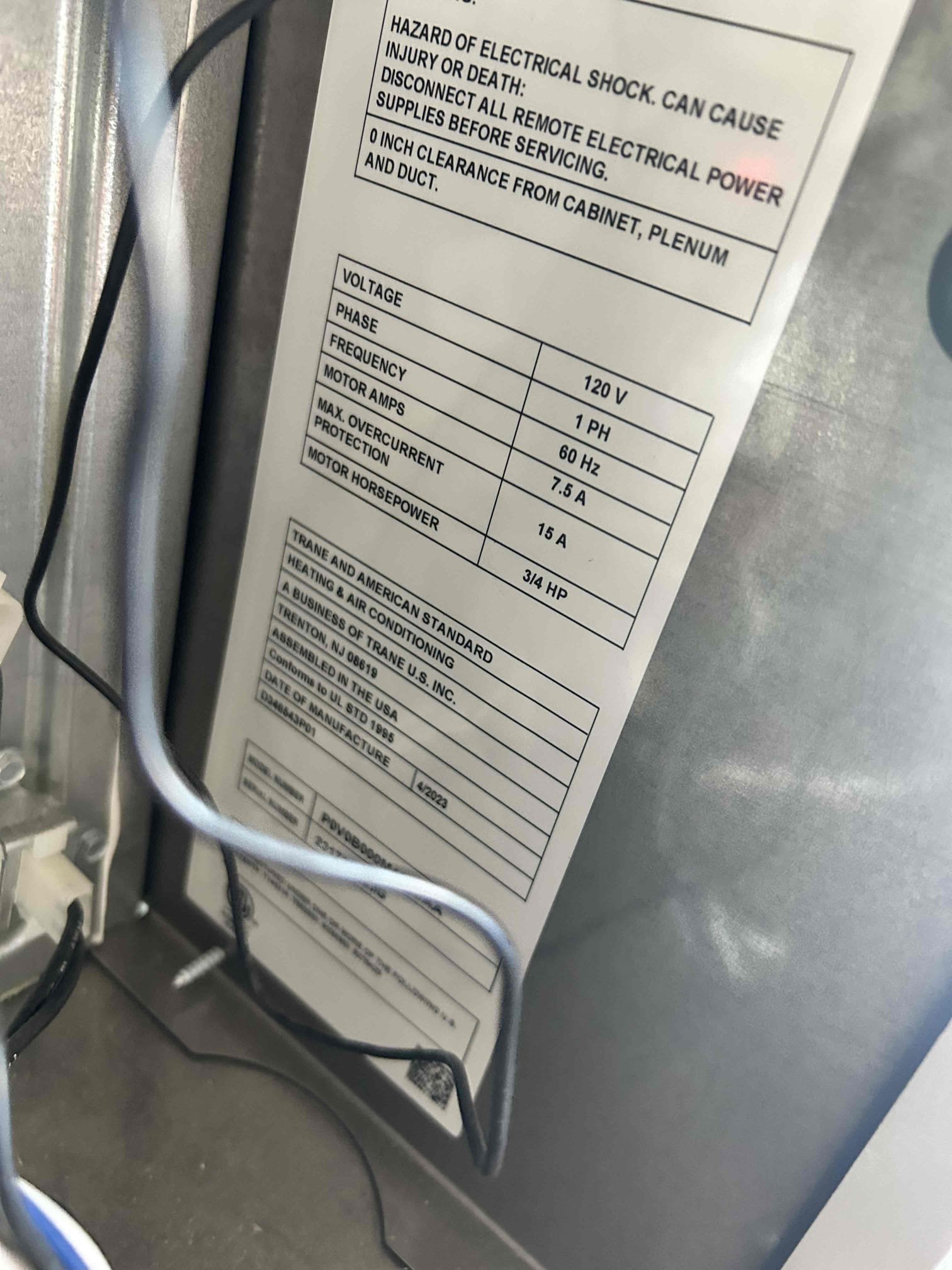 Perform annual maintenance on a 2022 3 ton American standard platinum series split system. Replaced 16x25 air filters.
Cleared the condensate drain line and verified proper drainage. Checked outdoor condensation terminal.
Inspected outdoor electrical terminals and connections.
Verified system operation and cycled through heating and cooling modes.
Checked blower motor speeds, voltage, and amperage.
Inspected compressor operation and electrical amp draw.
Checked refrigerant operation and verified system performance.
Inspected the outdoor unit and verified proper operation and security.
Inspected ductwork and addressed major issues as noted.
Checked thermostat operation, temperature response, and heating/cooling calls. Inspected txv for outdoor unit made sure secured properly. 
Verified thermostat communication and confirmed no active alerts.
System Status
The system was tested and is operating properly at this time. No active alerts were present upon completion of maintenance.
