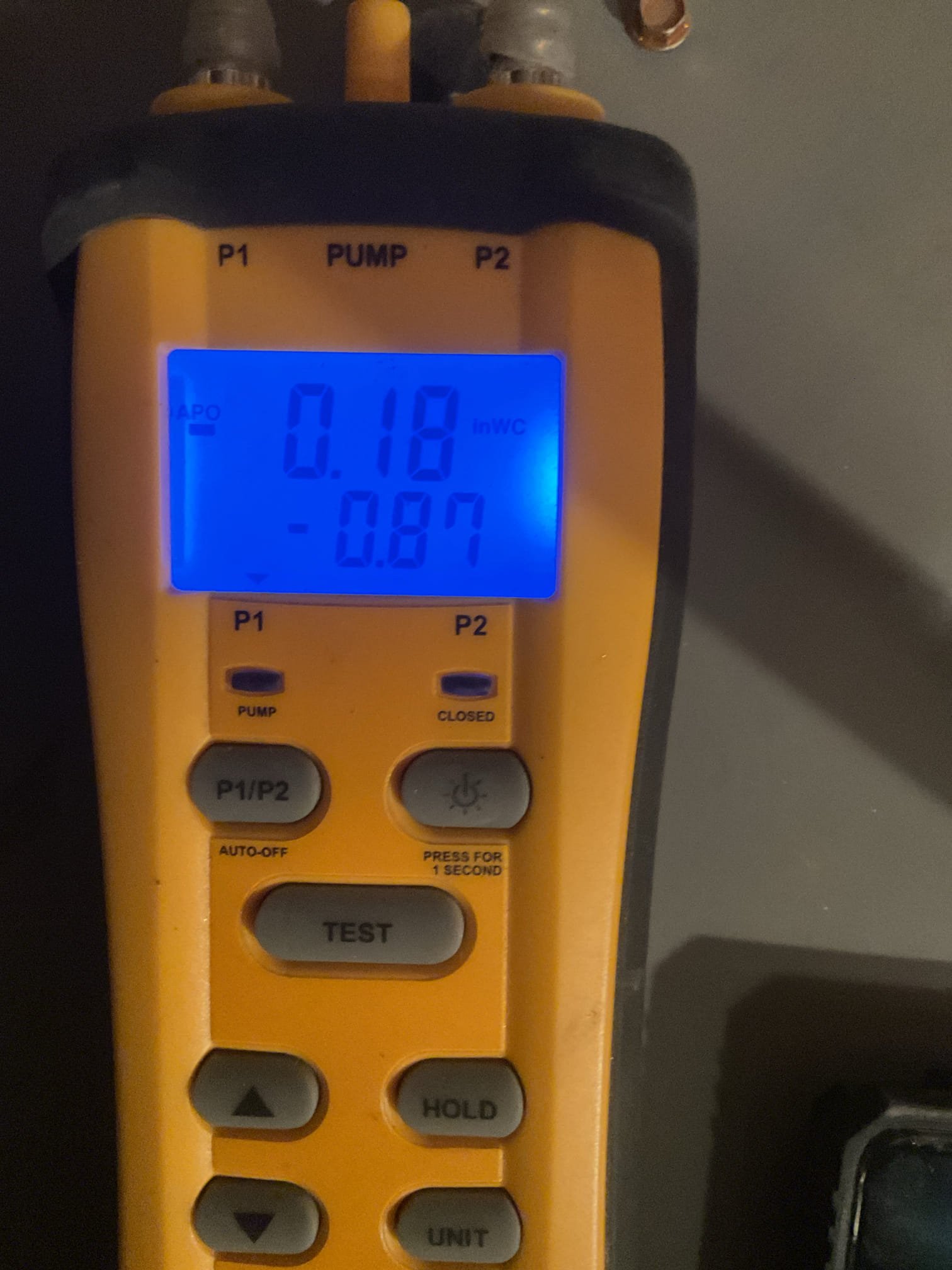 Performed an indoor maintenance and safety check on a split system. Cleared condensate drain and thoroughly cleaned mechanical platform of dirt and debris. Recommend installing a condensate Jones valve on primary line, to ensure proper clearing of P-trap – estimate sent via email. Measured blower capacitor, blower motor amp draw and static pressure readings. Evap coil: clean. Excellent temperature heat rise with no carbon monoxide detected in the home. Equipment executed the sequence of operation in heating. Pre-booked cooling maintenance. System is heating the home at the time of maintenance and inspection.