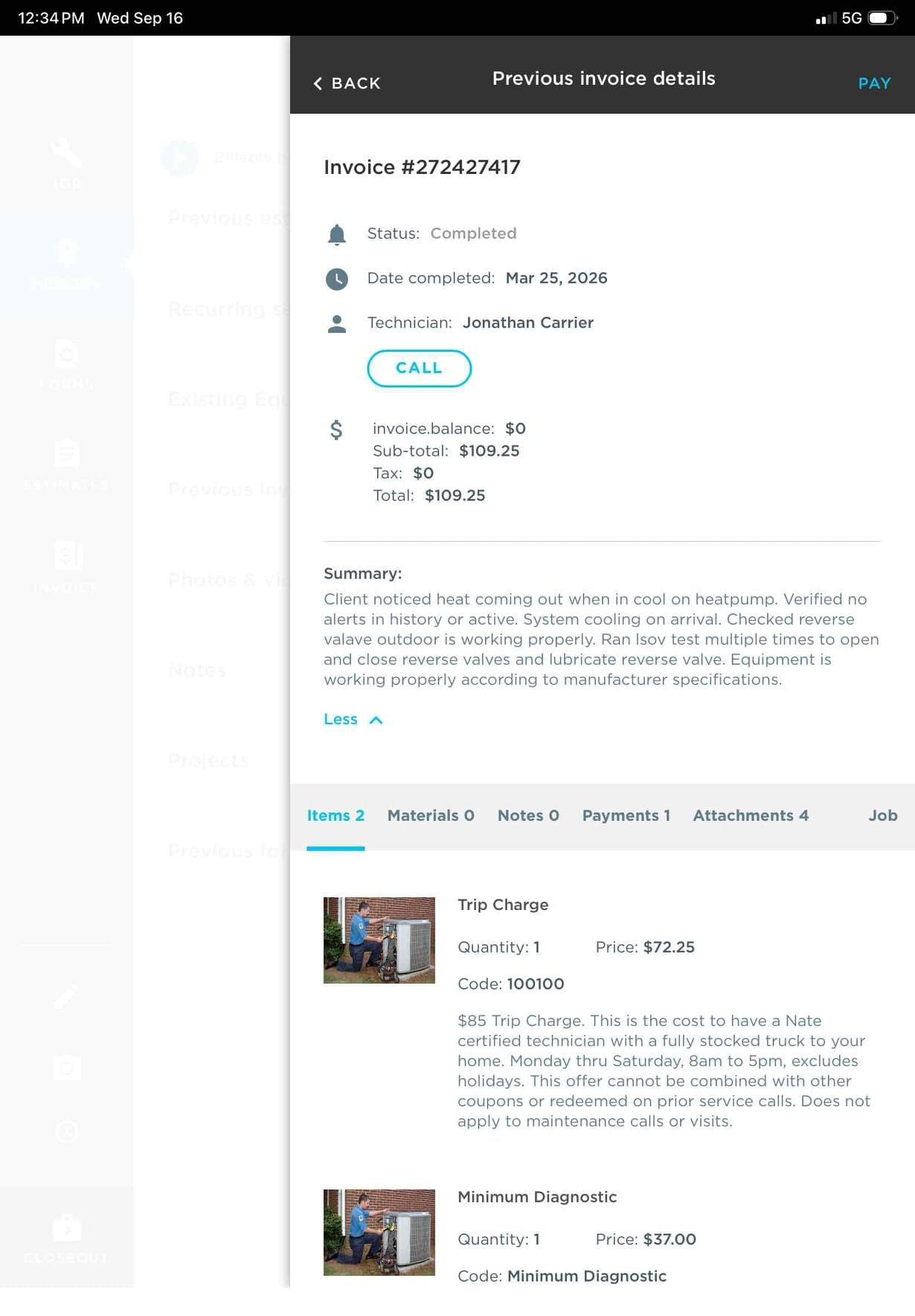 System having same issue when tech was out 3/25/26 where no alerts in history or current alerts. Reversing valve working, LSOV test, not sticking. I asked homeowner if it was ambient indoor air blowing out or hot air and she shared it felt like furnace heat when 1050 thermostat was stating in cooling model. Cannot verify version on CDA, will need to replace CDA s Ira needed for most system diagnostics and system info. Will find update chip and then will have to reprogram. System has part warranty but labor warranty expired. Once part is located and CDA is available will update homeowner and quote for labor on installing CDA/reprogramming system. Called Howard distribution and they are working on locating CDA then will call homeowner once I know about the update chip and CDA so both can be done same day . System is cooling properly currently and last time it ran her when in cool mode was march.