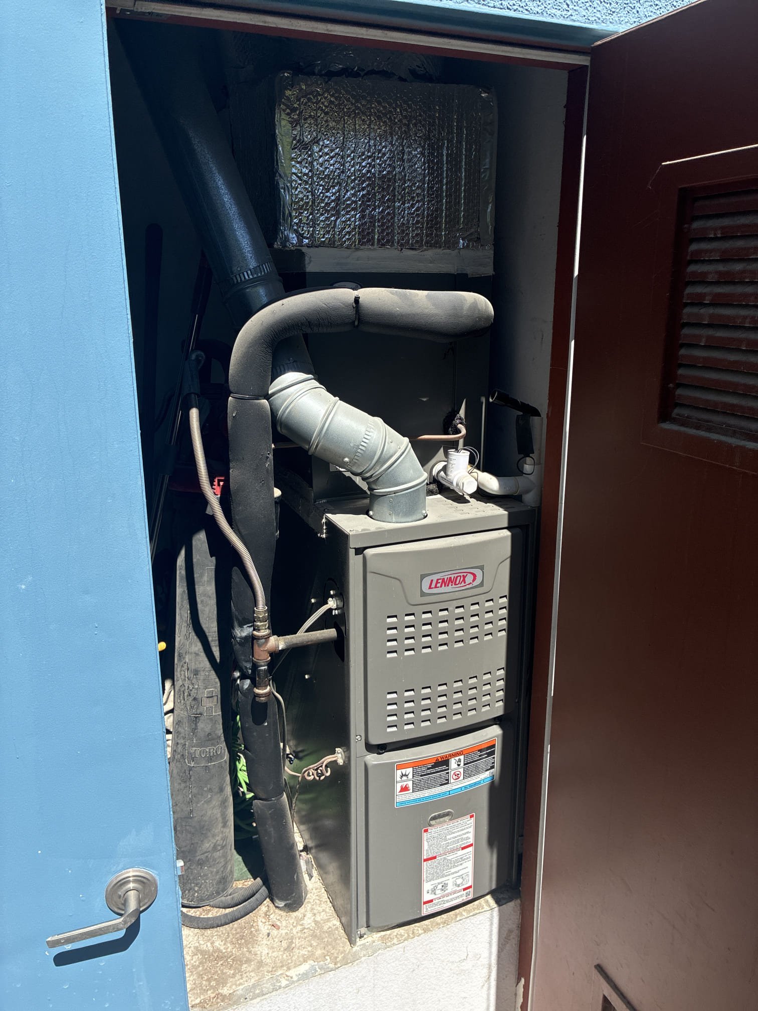 Palm Springs, CA - Upon arrival client stated home has a smell. Client had renters in for a few months. This property is a newer home. Client stated they painted walls and new floors installed. Checked refrigerant levels, levels fine. Client thought possible refrigerant leak smell. Checked and changed dirty filter. Advised client options are indoor air quality products and duct cleaning, referred duct pros for cleaning. Signed up on yearly agreement and will be returning tomorrow to install Reme Halo.