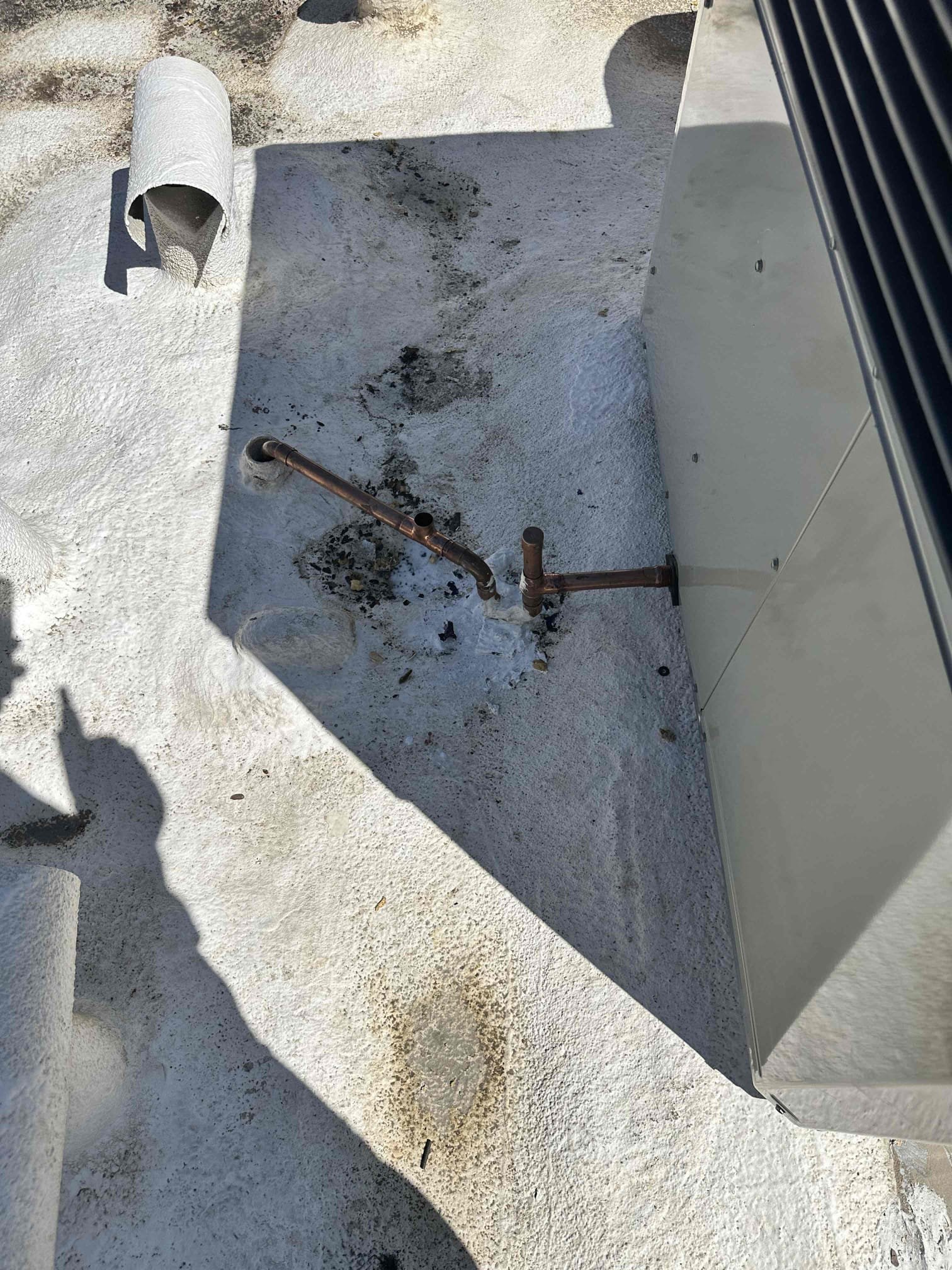 Re-glued P-trap water is draining properly