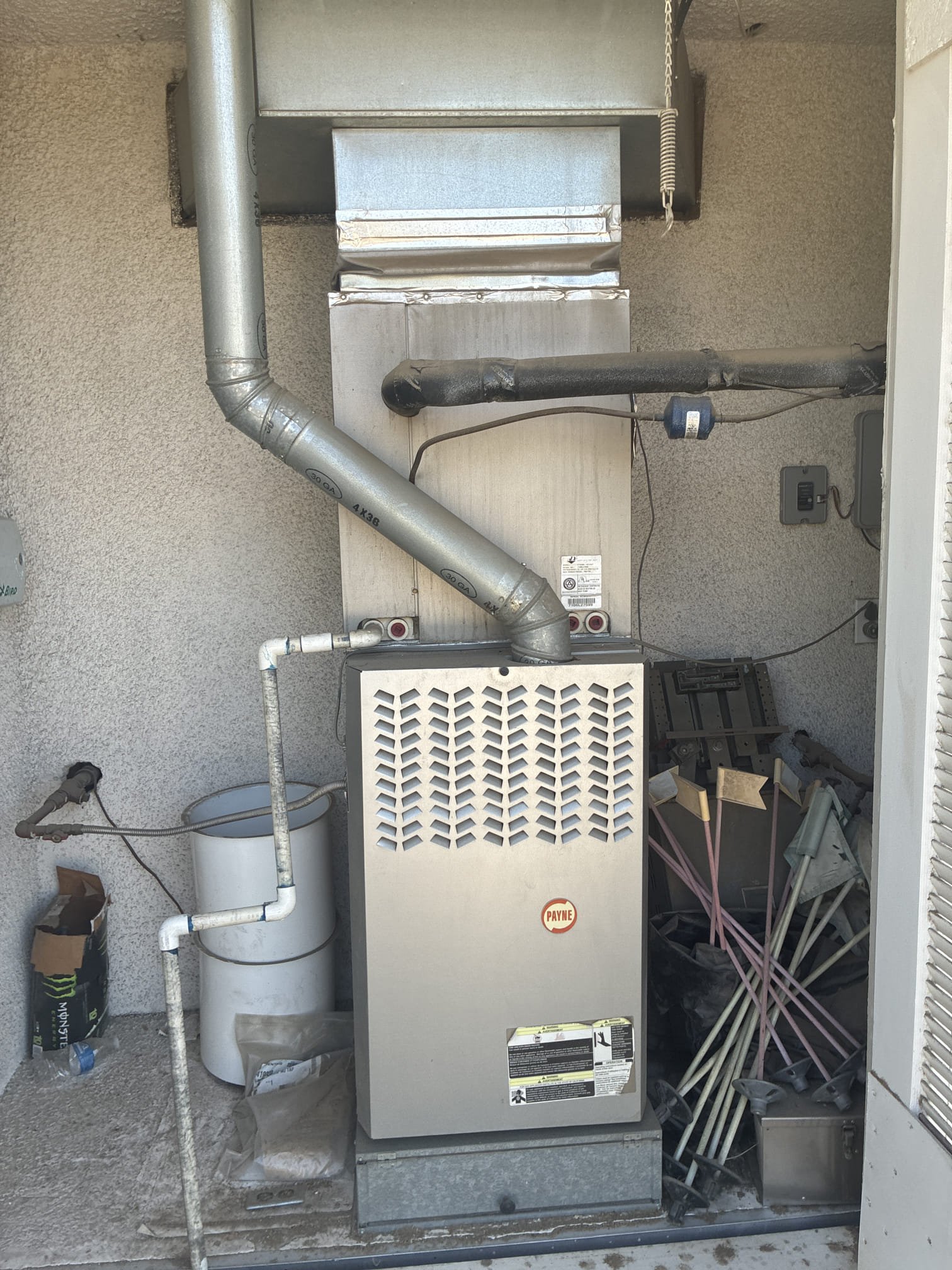 Palm Springs, CA - Upon arrival client stated living room system S-8u4f not cooling. Another tech stated breaker keeps tripping. Removed compressor from circuit and system kicked on. Found grounded compressor. System is 15 years old using r22. Furnace is 2006. Sent over estimates