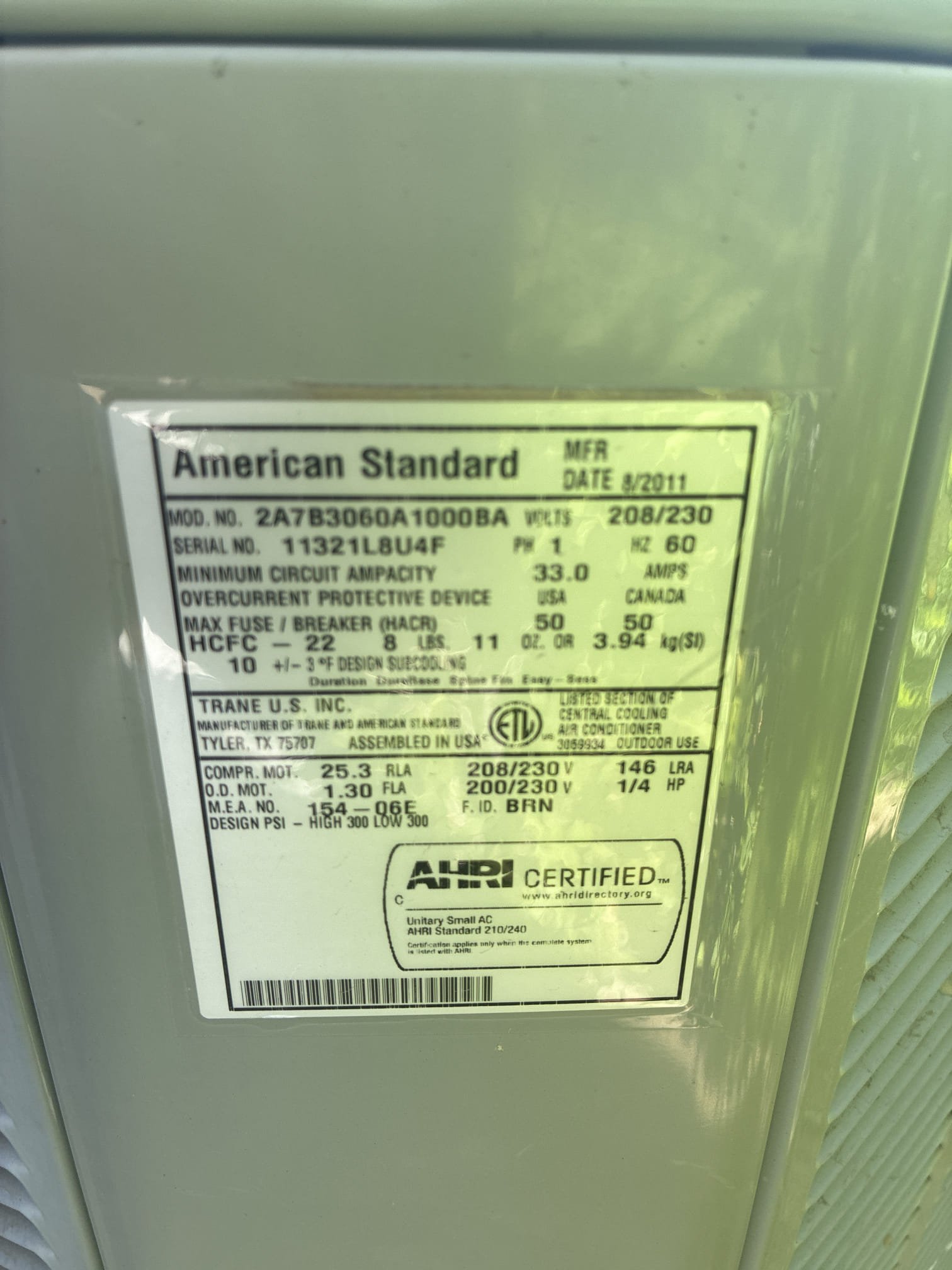 Palm Springs, CA - Upon arrival client stated living room system S-8u4f not cooling. Another tech stated breaker keeps tripping. Removed compressor from circuit and system kicked on. Found grounded compressor. System is 15 years old using r22. Furnace is 2006. Sent over estimates