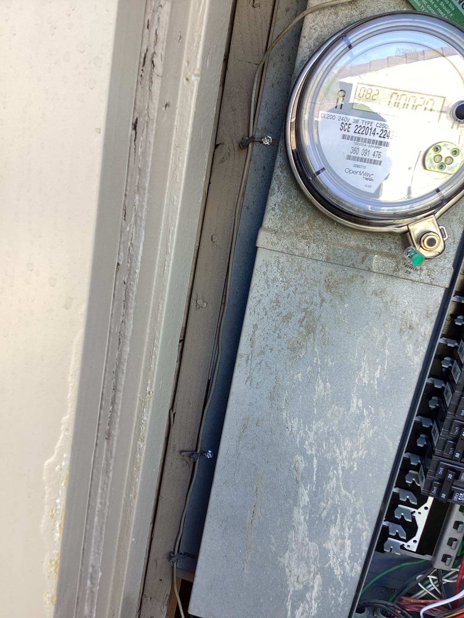 Arrived at customer’s home to complete a panel tune up on main breaker panel and install whole home surge protection on panel as well. Removed all existing breakers from panel and replace them with new Eaton breakers. Installed whole home surge protection on the bottom of panel, cleaned can out, tightened all connections, repainted cover, and relabeled panel. Confirmed work with customer to complete scope of work for today.